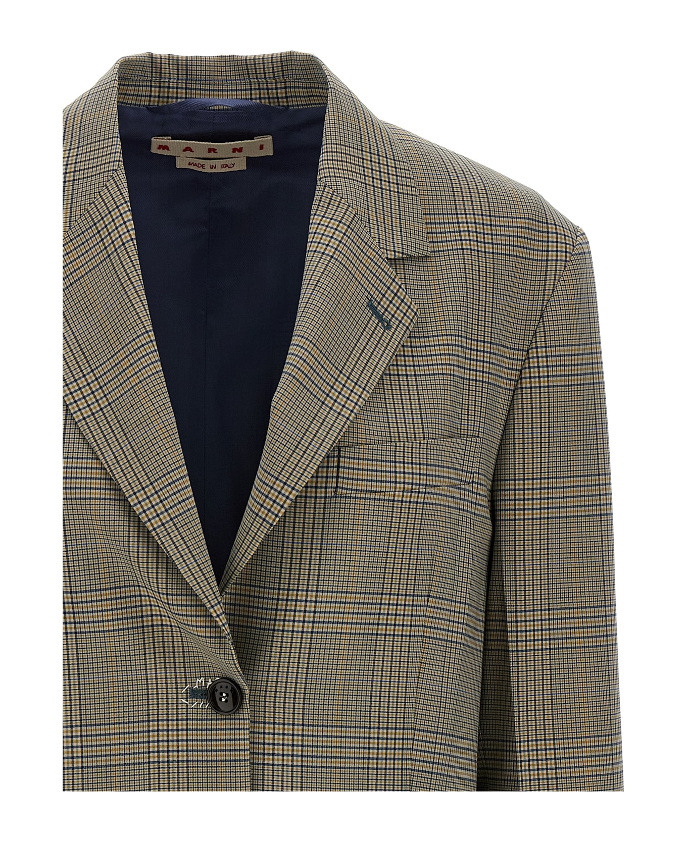 Marni Prince Of Wales Blazer - Multicolor
