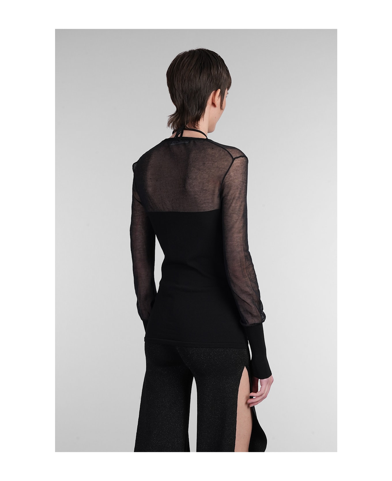 ANDREĀDAMO In Black Viscose - black