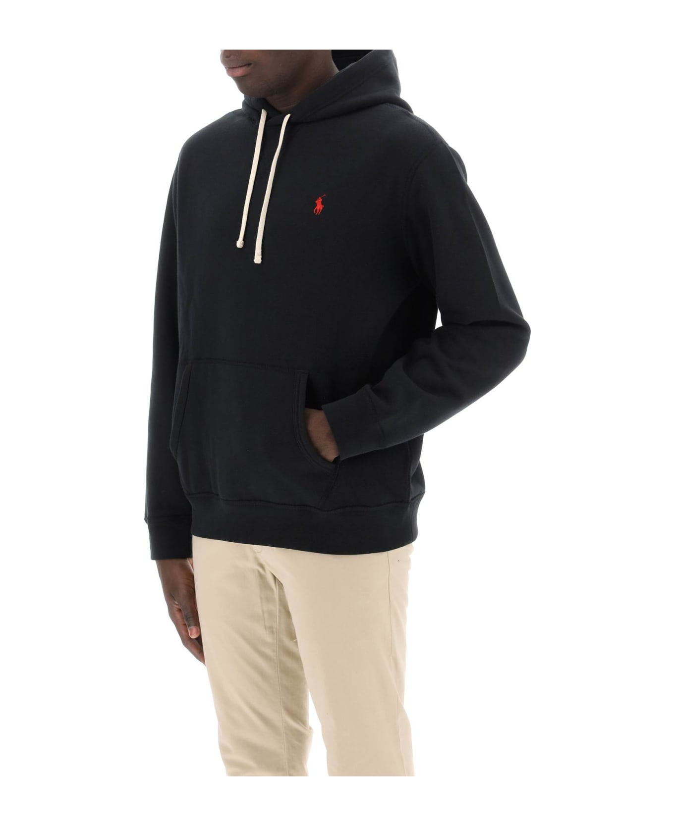 Polo Ralph Lauren Hoodie In Fleece-back Cotton - POLO BLACK (Black) フリース