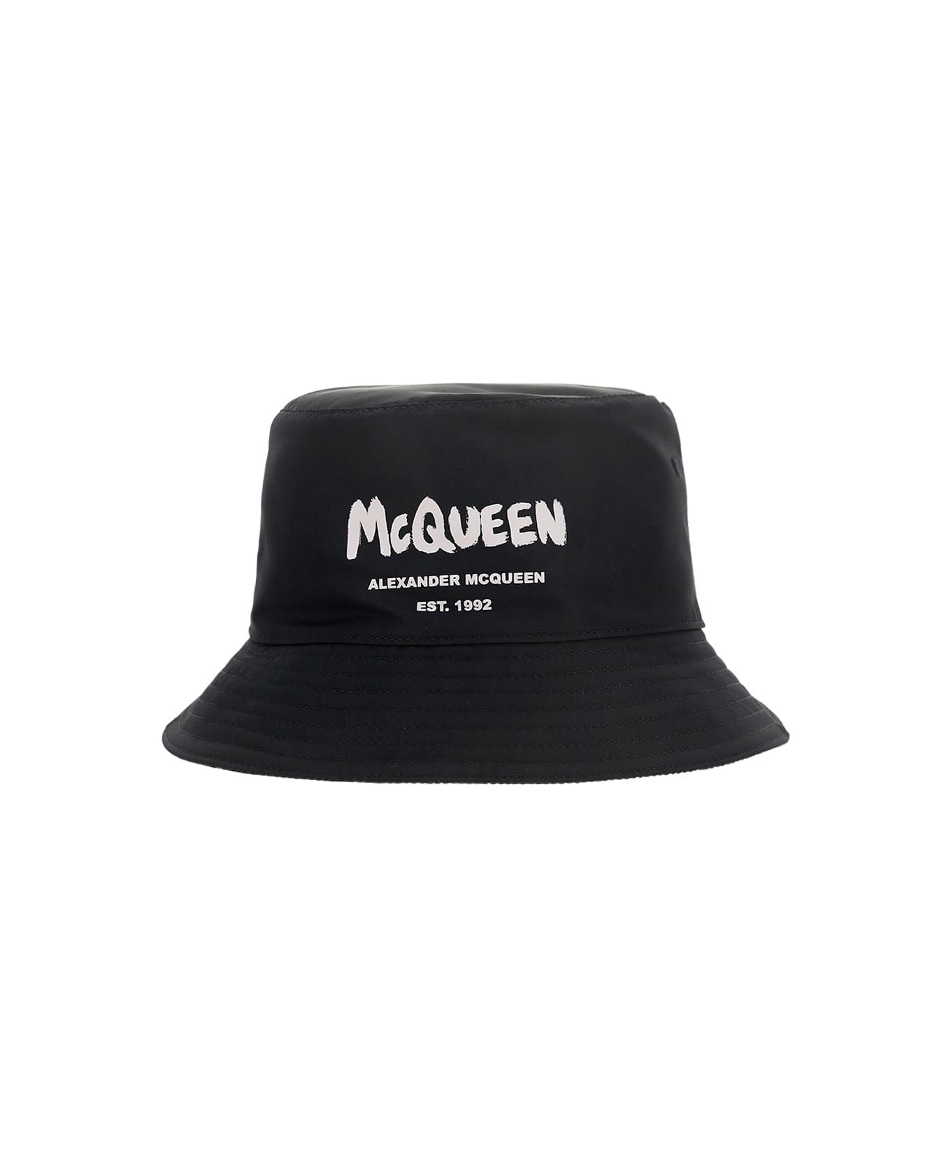Alexander McQueen Bucket Hat - Black/ivory 帽子
