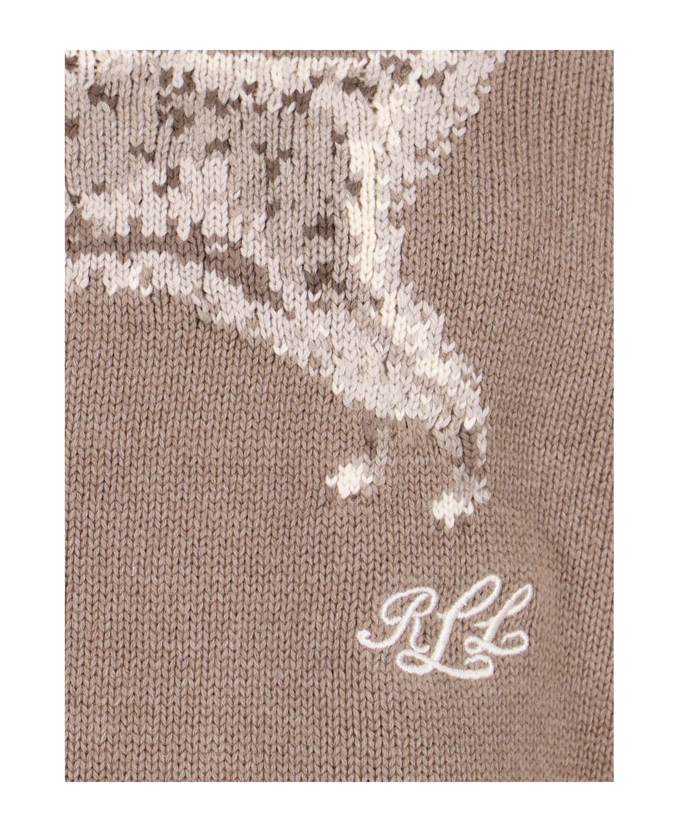 Ralph Lauren 
english Setter
 Intarised Sweater - Taupe