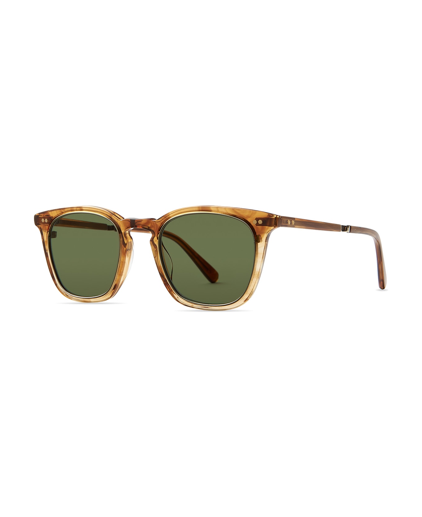 Mr. Leight Getty Ii S Marbled Rye-antique Gold Sunglasses - prada eyewear black cat-eye sunglasses