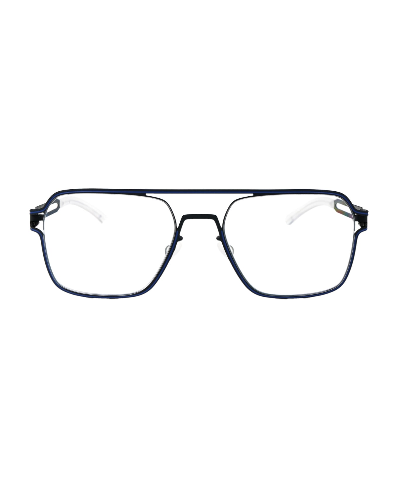 Mykita Jalo Glasses - 514 Indigo/Yale Blue Clear アイウェア