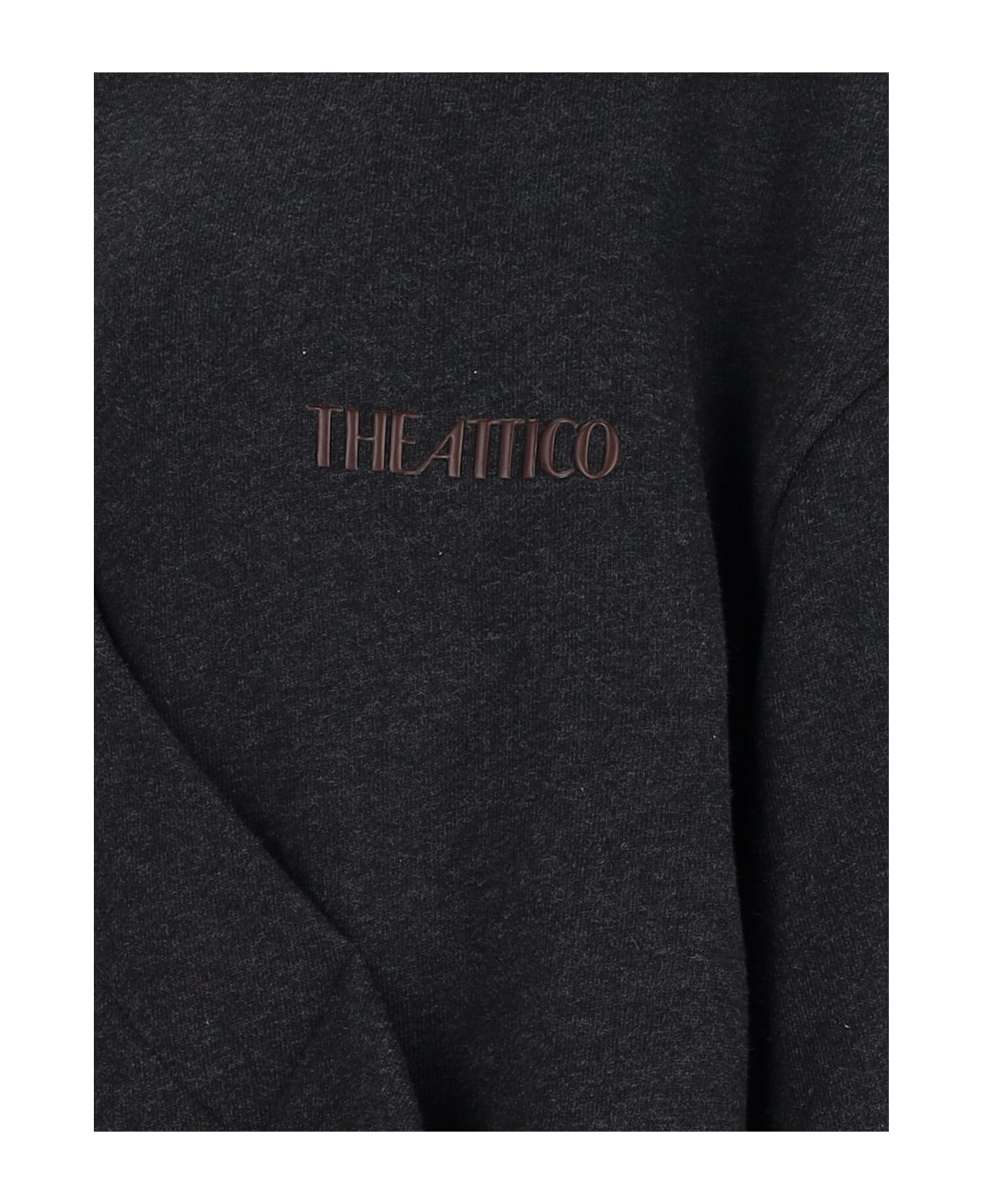 The Attico Logo Sweatshirt - Black  
