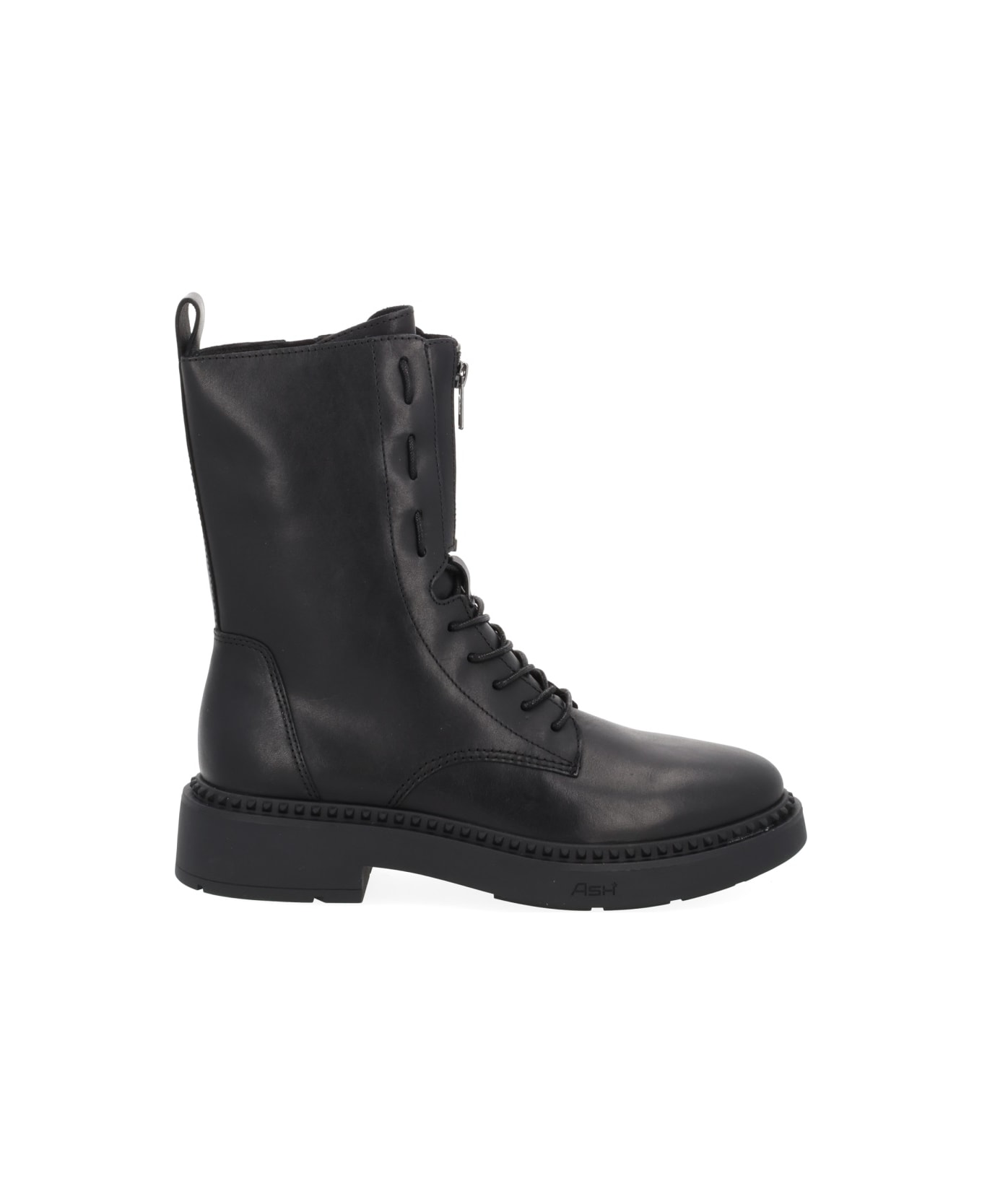 Ash Lace-up Boot - BLACK