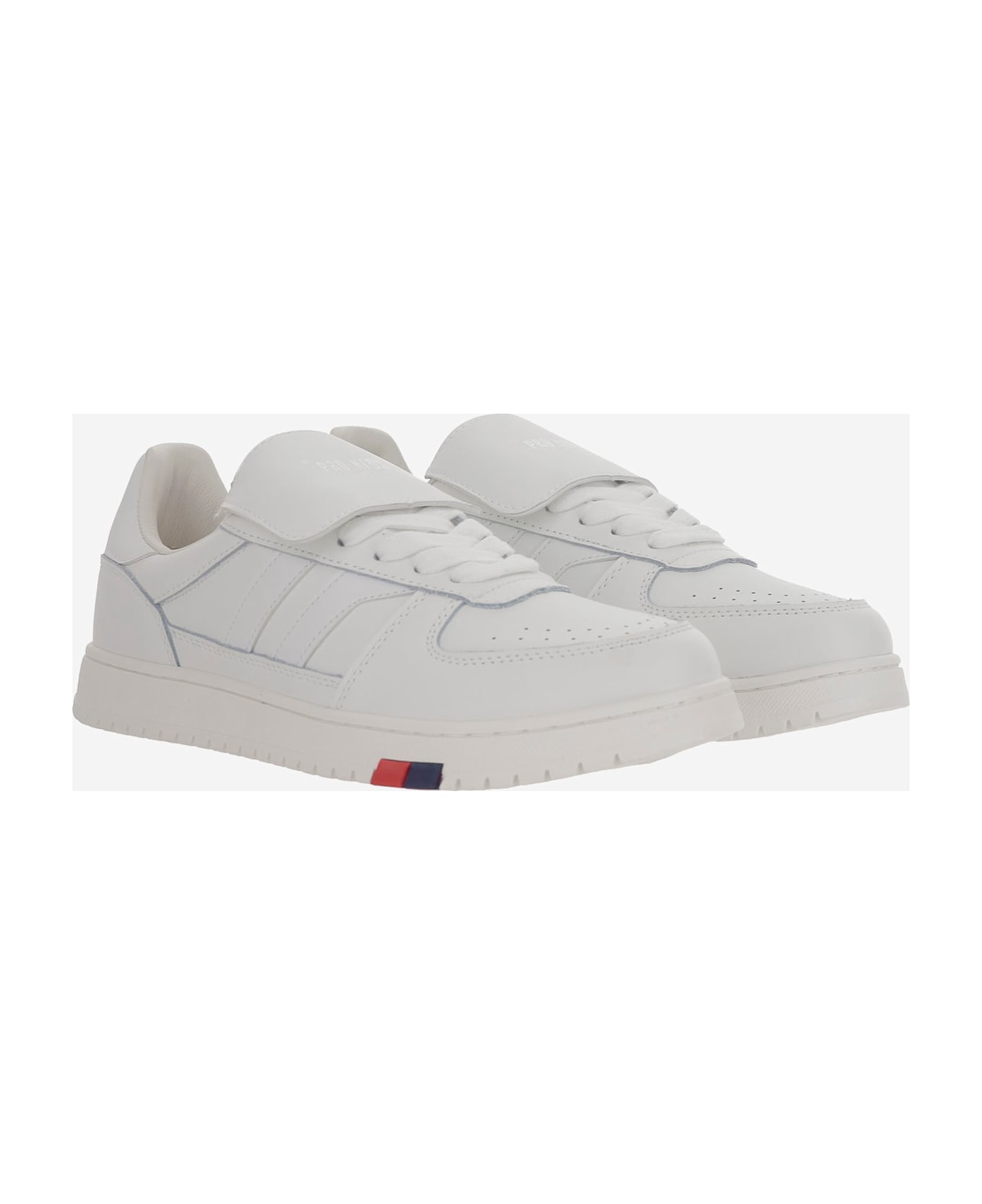 PRO-Keds Field King Leather Sneakers - White