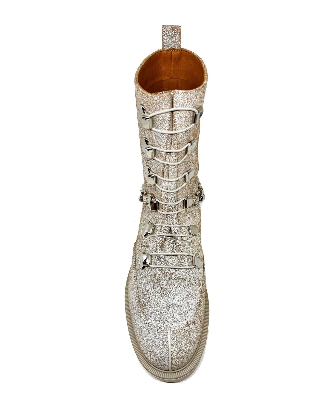 Christian Louboutin Leather Boots - Beige