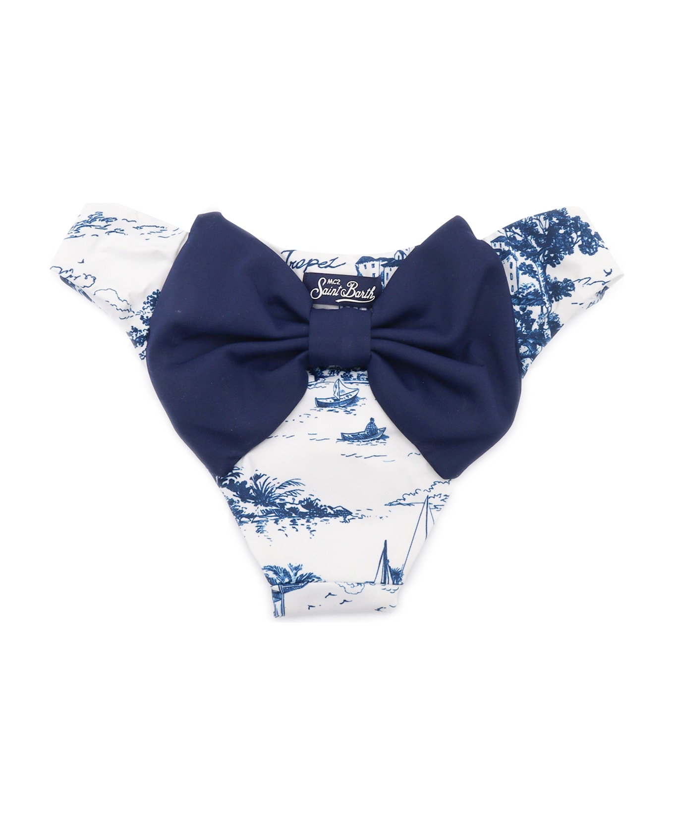 MC2 Saint Barth Slip With Bow - MULTICOLOR