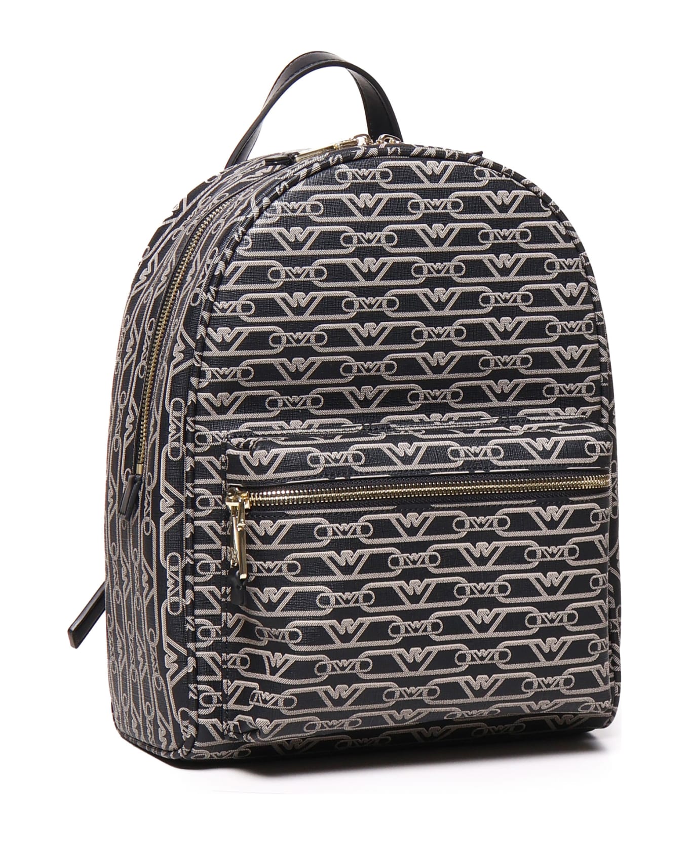 Emporio Armani La Gio Backpack - NERO-ECRU