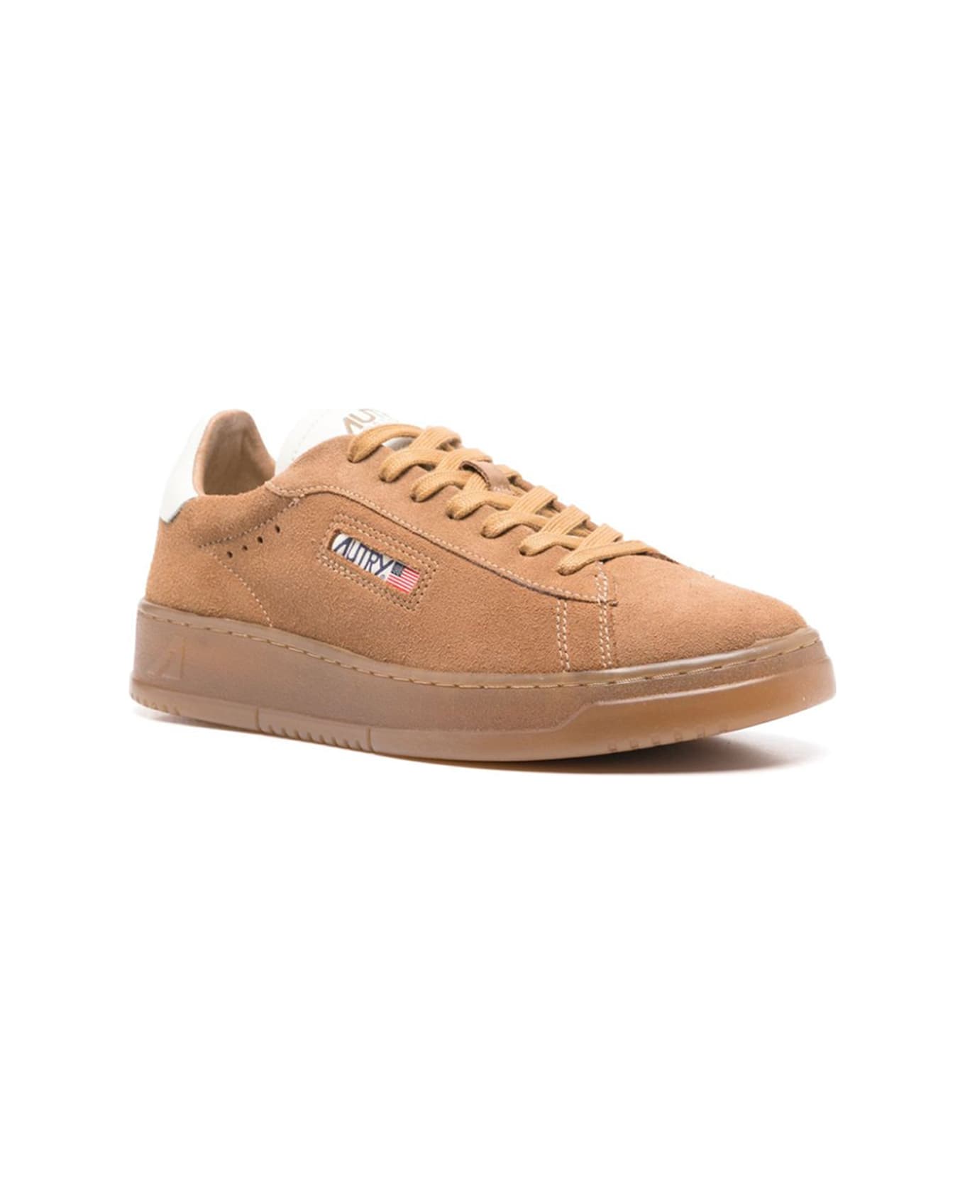 Autry Dallas Low Leather Sneakers - Brown