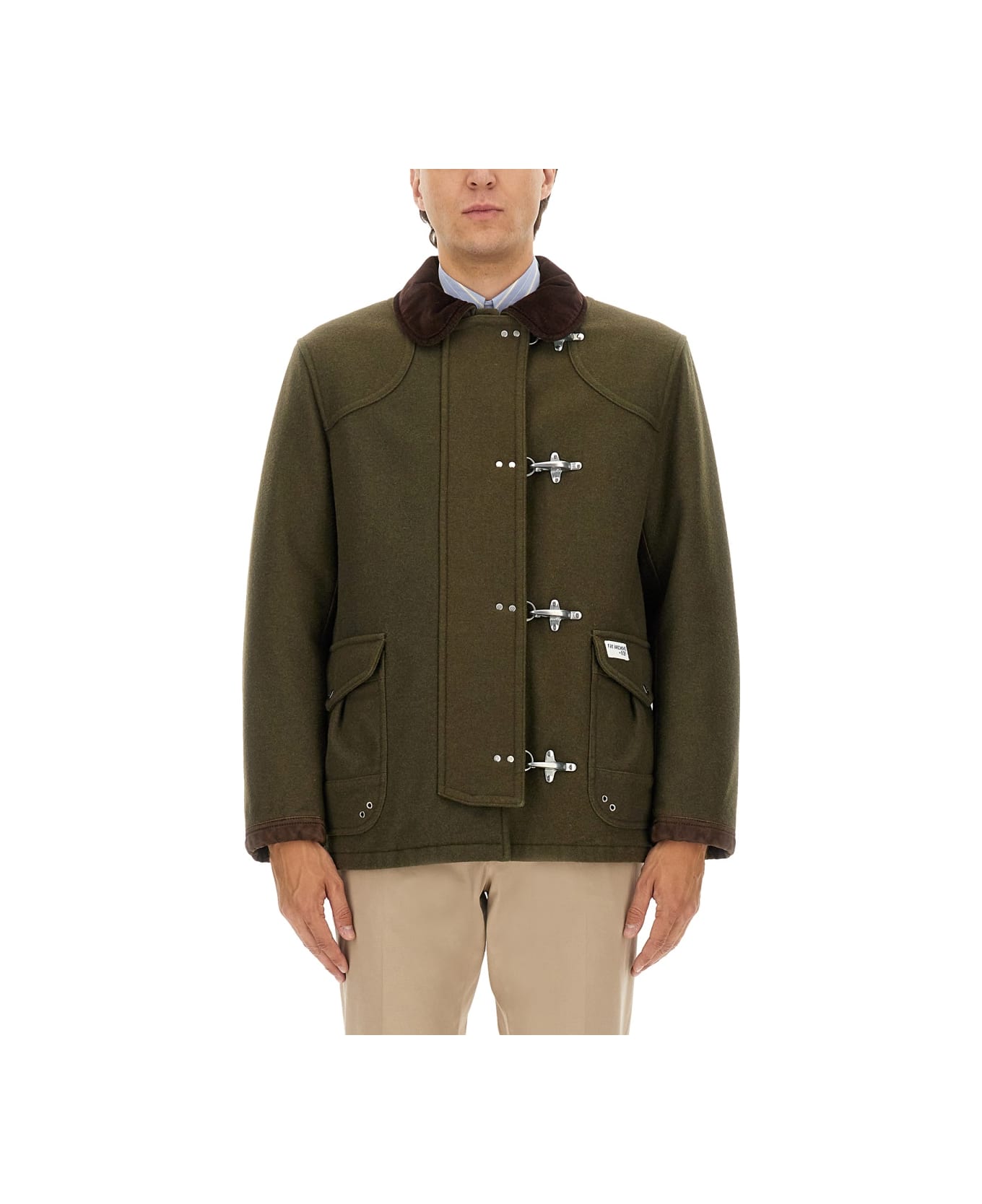 Fay "4 Hooks" Jacket - MILITARY GREEN