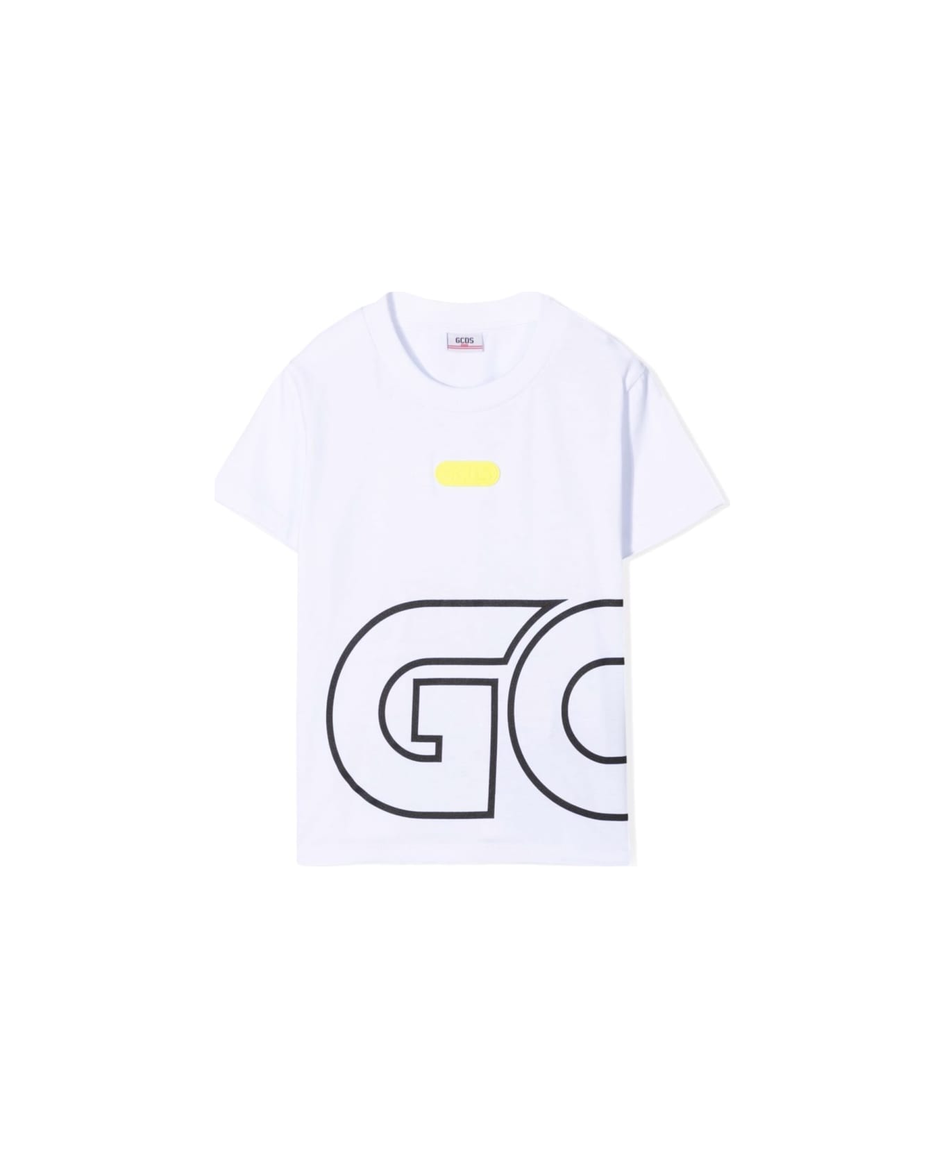 GCDS Jersey T-shirt Boy - WHITE