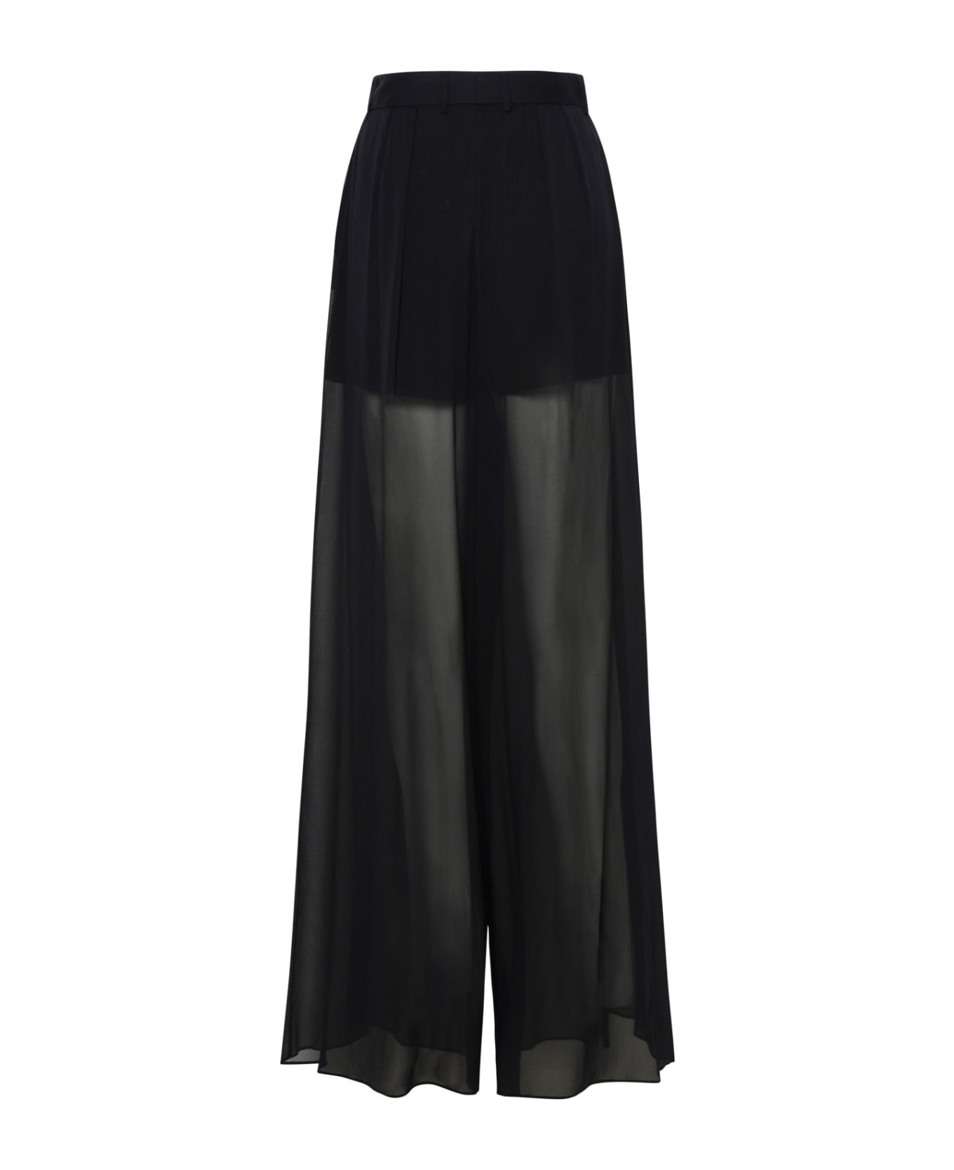 Dolce & Gabbana Black Silk Pants - Black