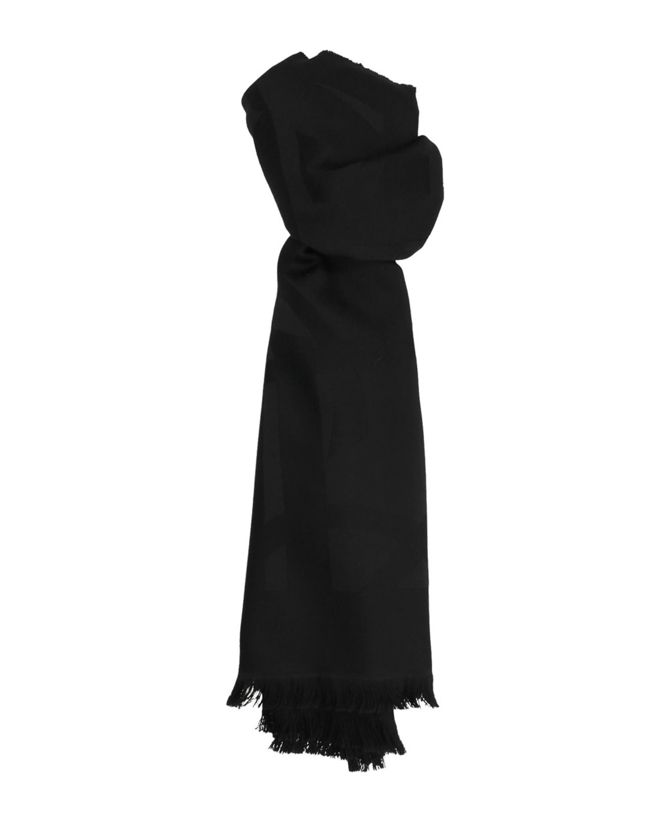 Saint Laurent 'monogram' Scarf - Black