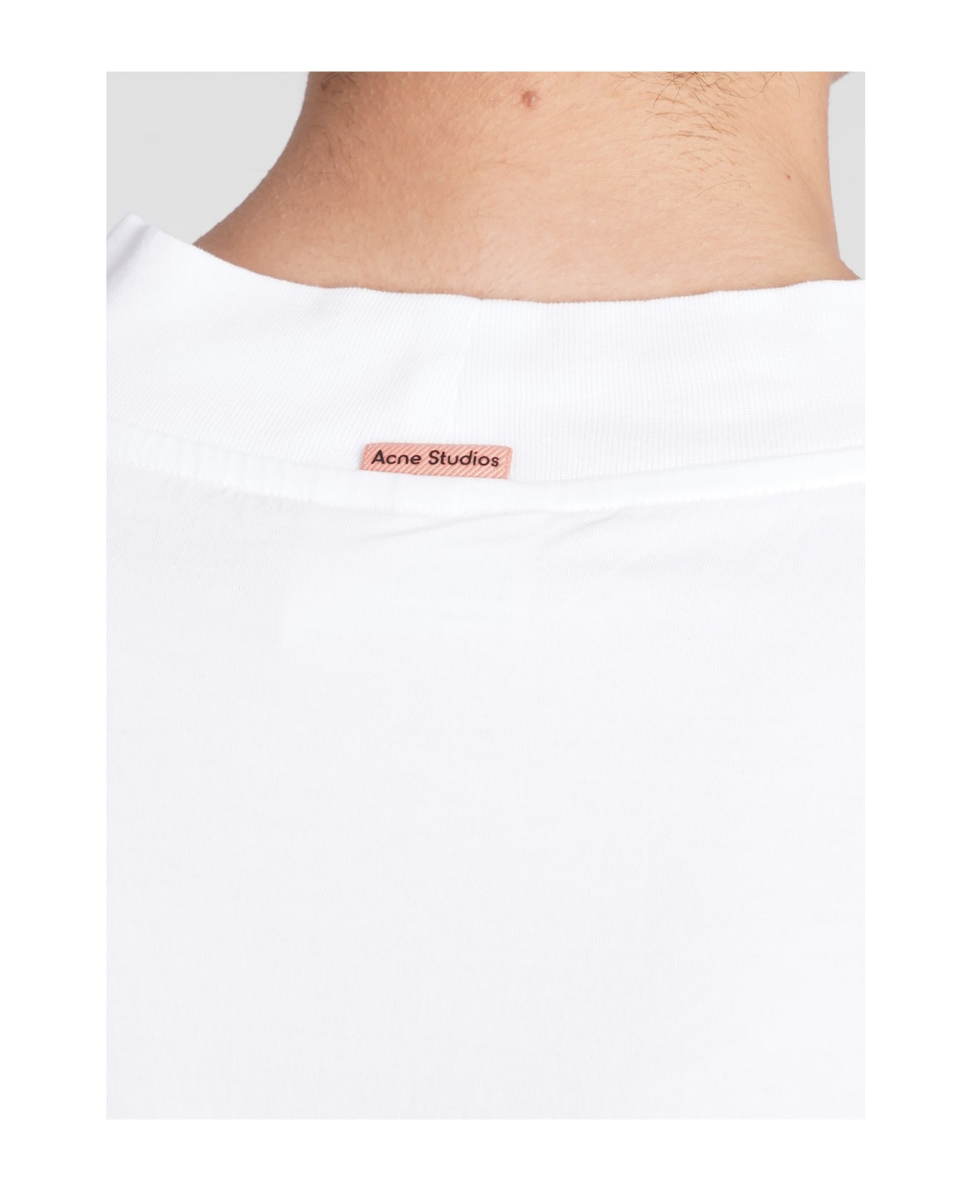 Acne Studios Crew-neck T-shirt In White Cotton - 183