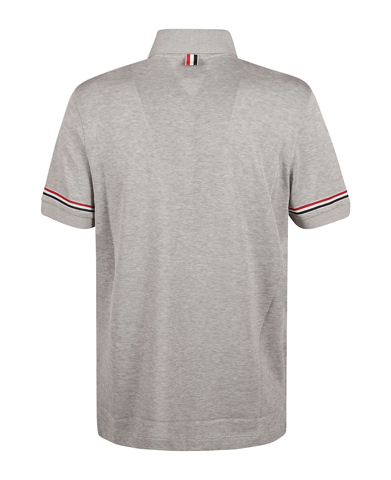 Thom Browne Rwb Polo Shirt - Medium Grey シャツ