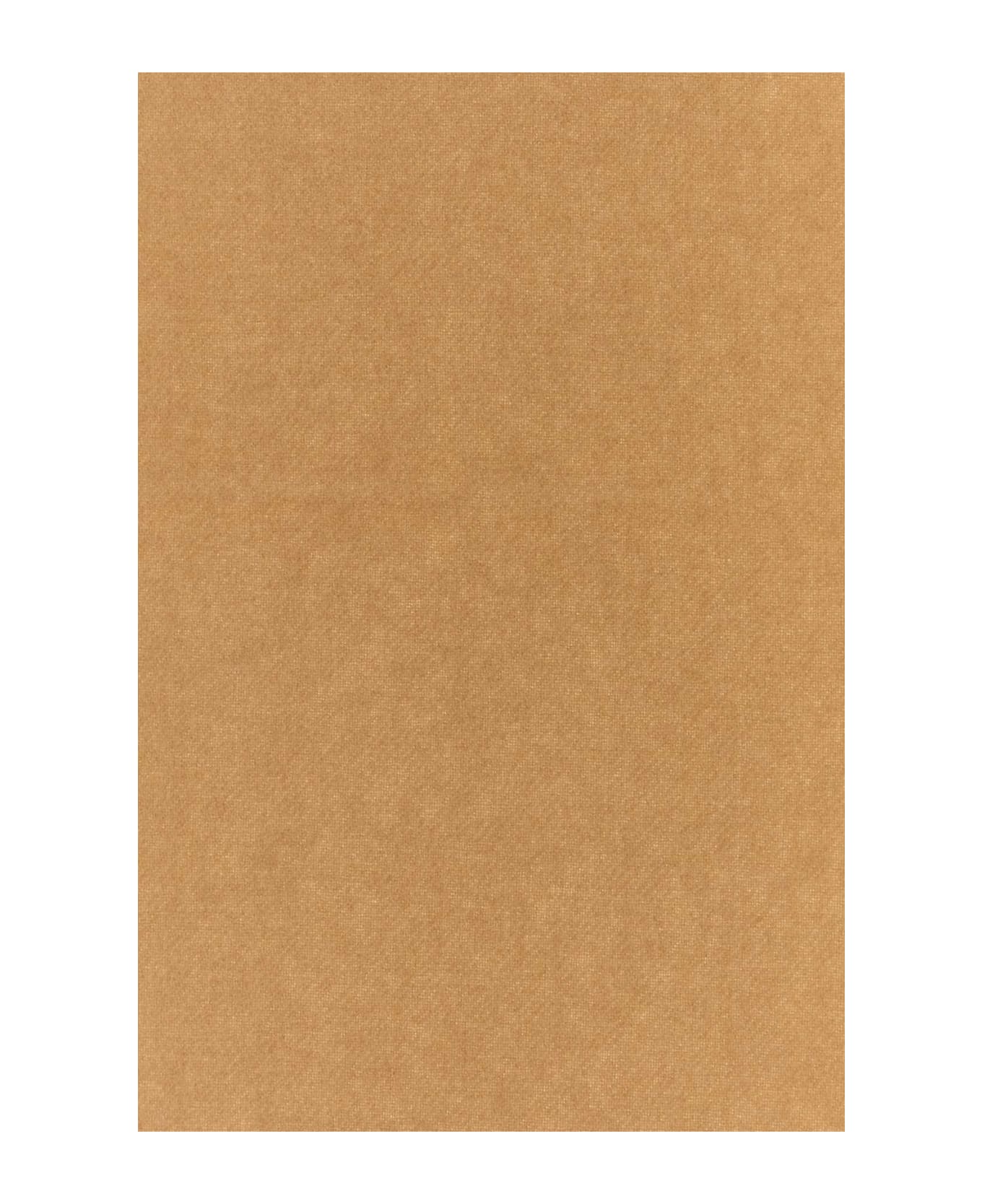 Ami Alexandre Mattiussi Camel Wool Scarf - CAMEL