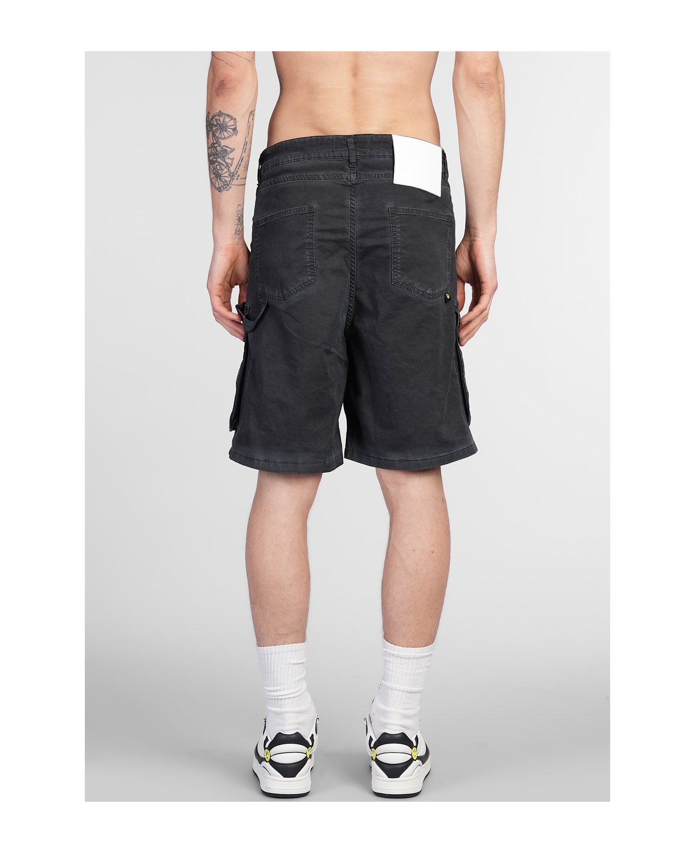 Barrow Shorts In Black Cotton - black