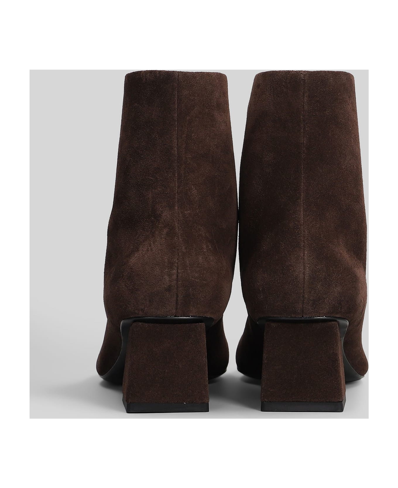 Simkhai Ryder High Heels Ankle Boots In Brown Suede - brown ブーツ