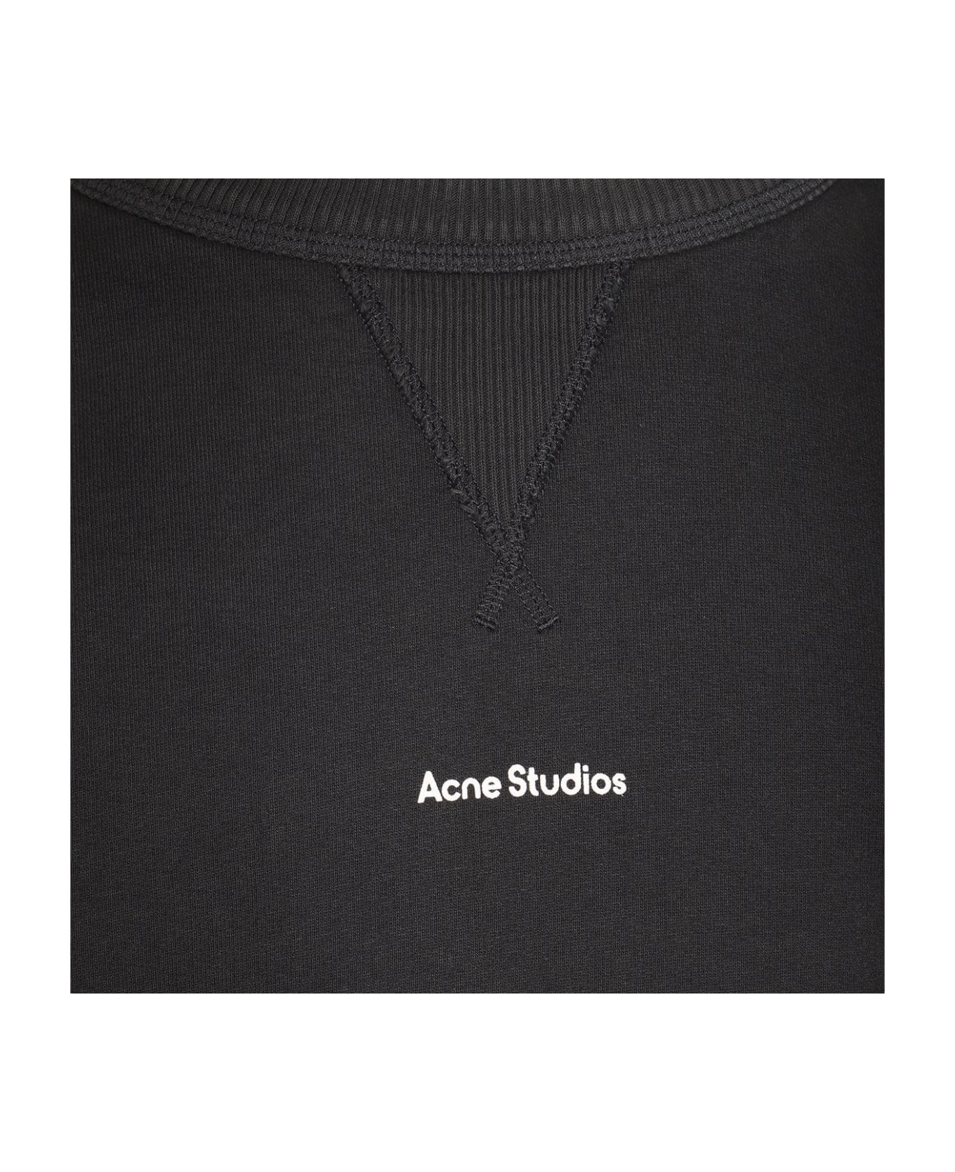 Acne Studios Logo Printed Crewneck Sweatshirt