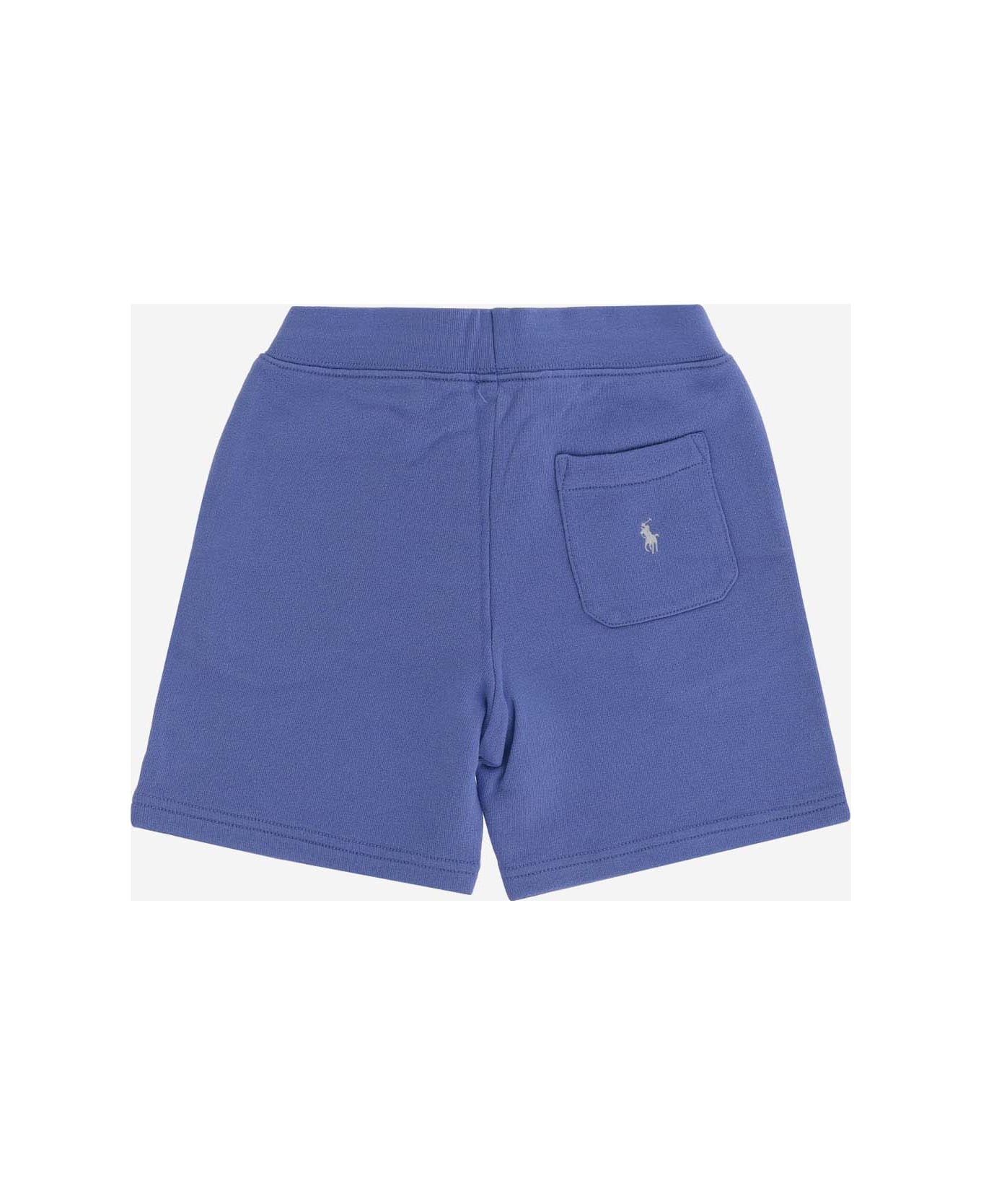 Polo Ralph Lauren Cotton Blend Logo Short Pants - Blue ボトムス