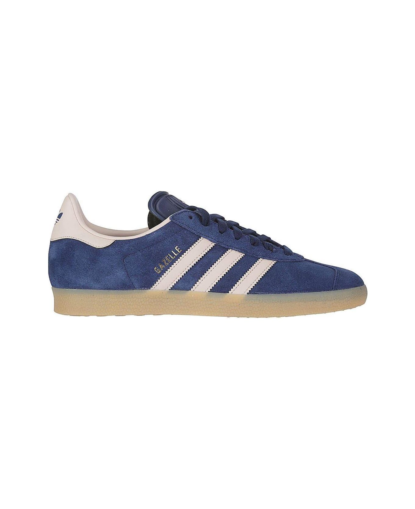 Adidas Gazelle Lace-up Sneakers - NAVY