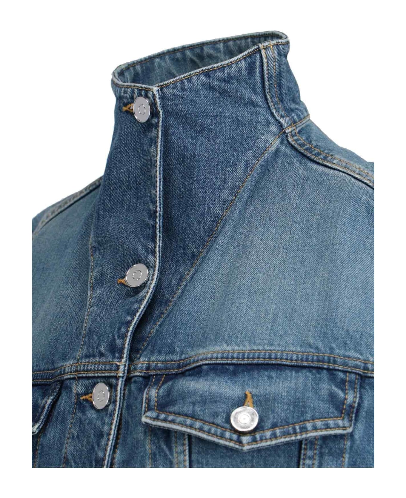 Alaia Denim Vest - Blue