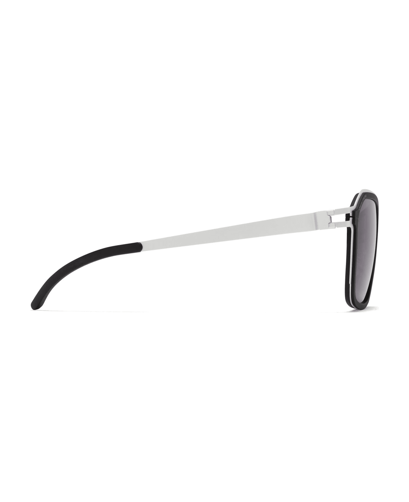 Mykita Mr003 Al1 - White Silver / Black / Coolgrey Lens Sunglasses - silver/black