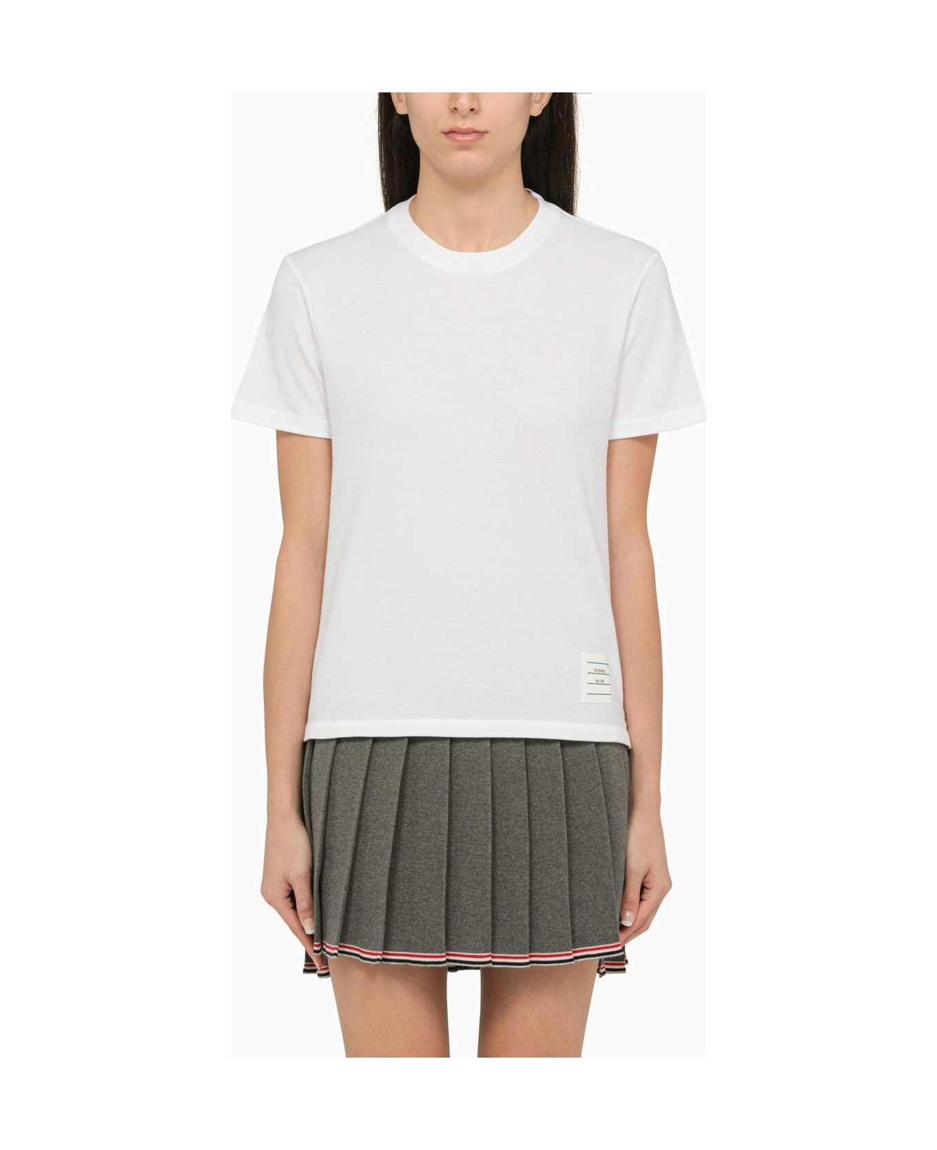 Thom Browne Cotton T-shirt - White Tシャツ