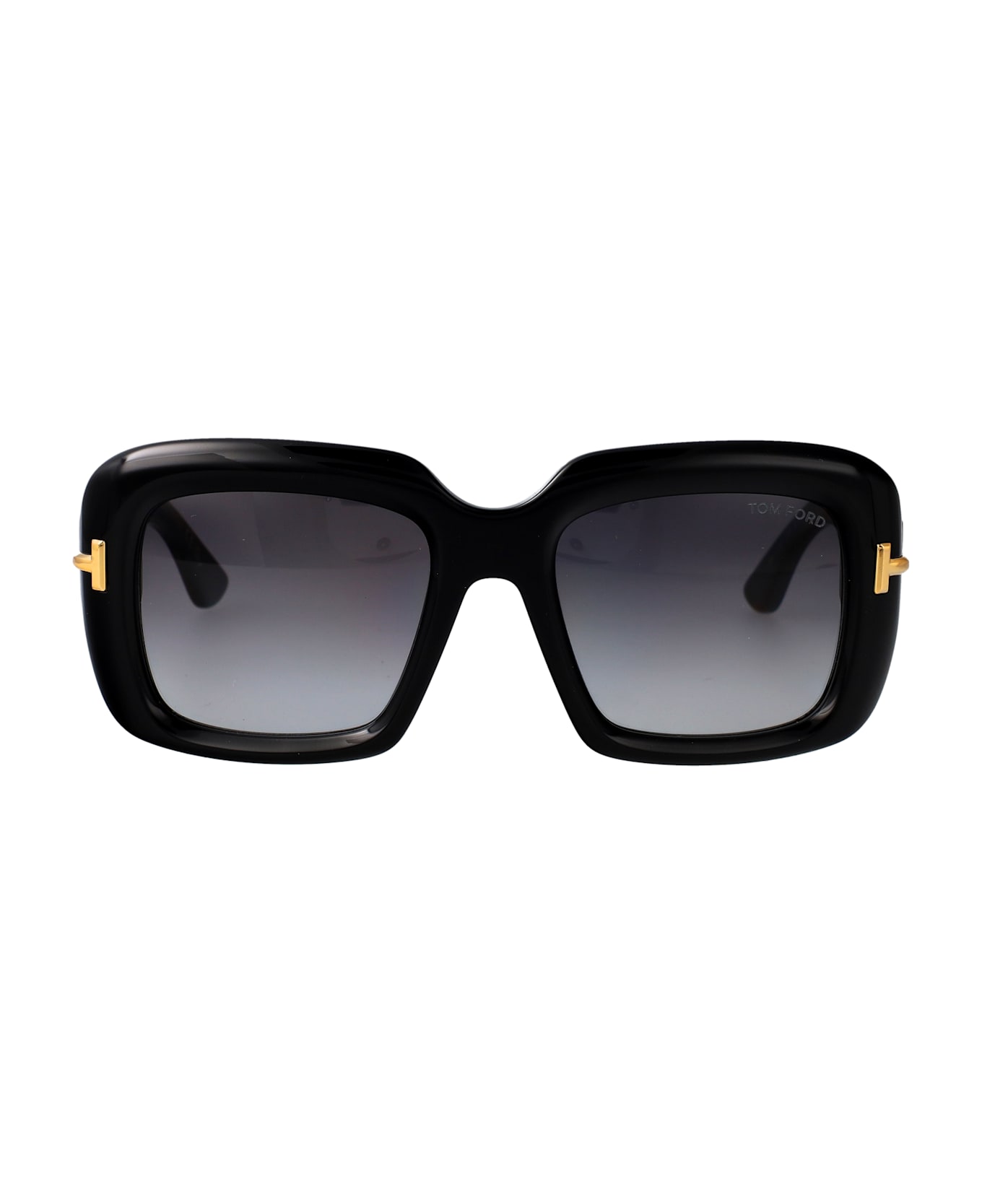 Tom Ford Eyewear Ft1330 Sunglasses - nero lucido / fumo grad