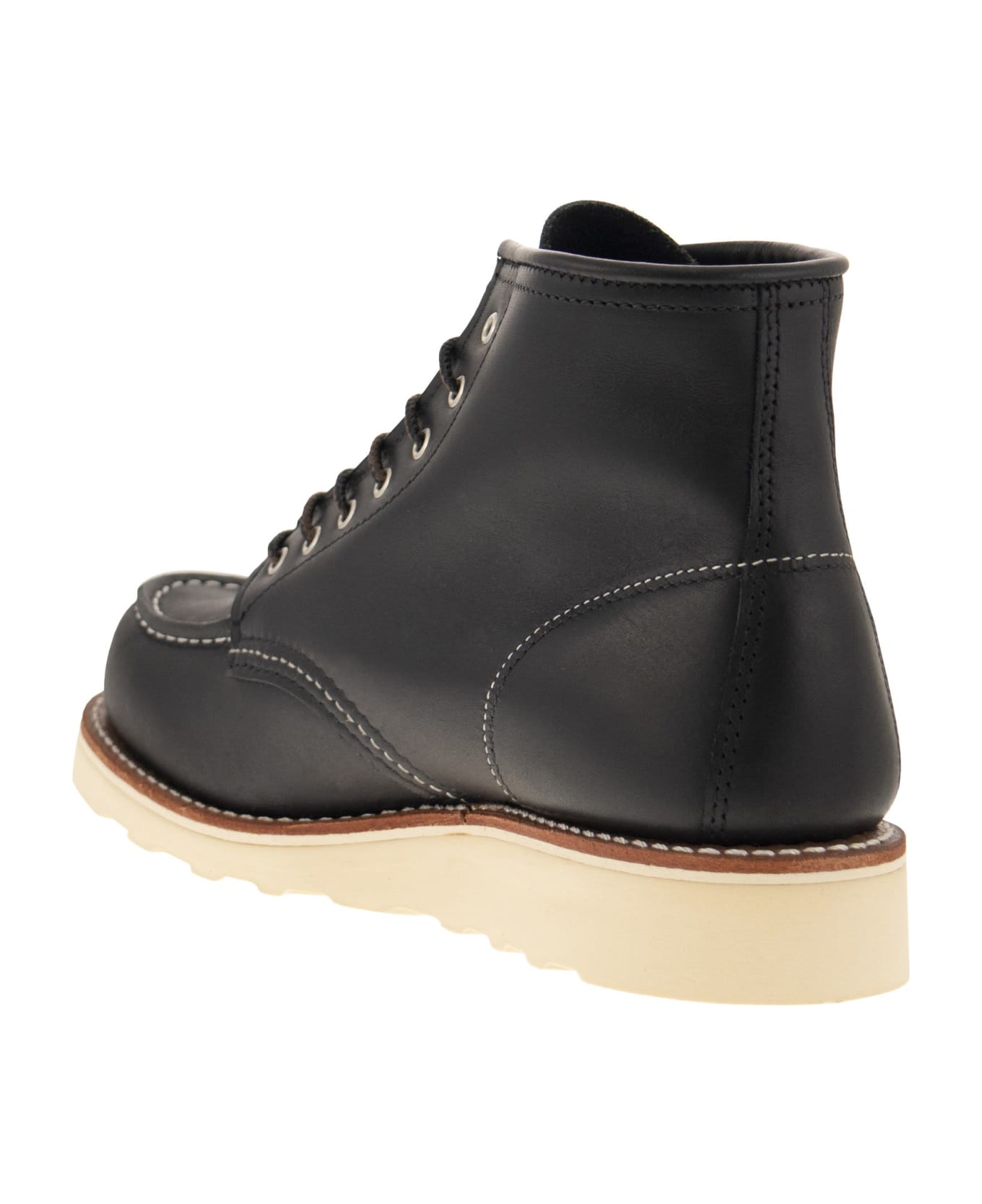 Red Wing Classic Moc - Leather Ankle Boot - Black ブーツ