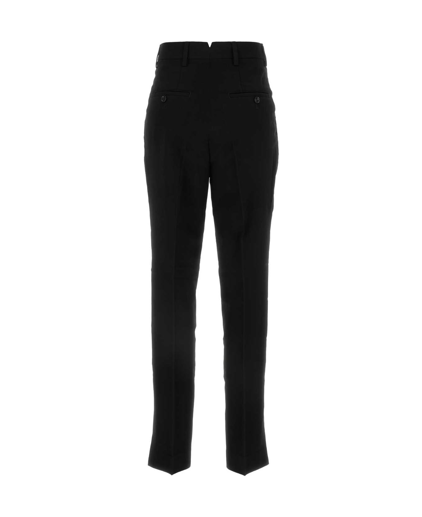 Ami Alexandre Mattiussi Black Wool Pant - Black