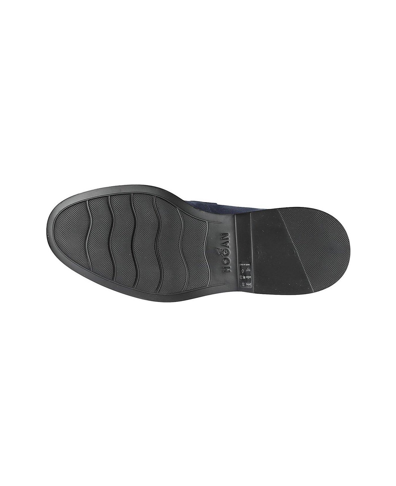 Hogan Mocassino Almond Toe Loafers - Blue