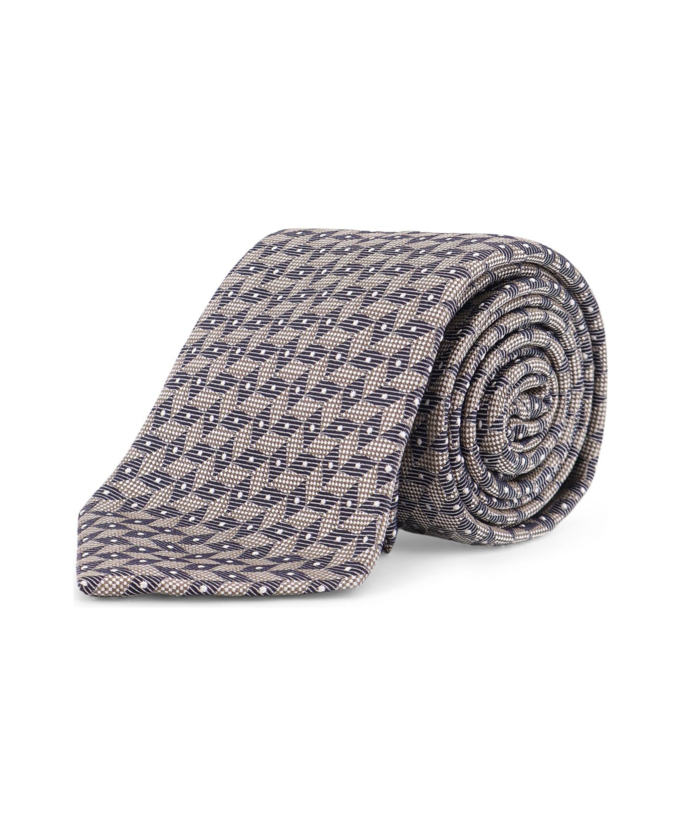 Giorgio Armani Silk Tie - Beige