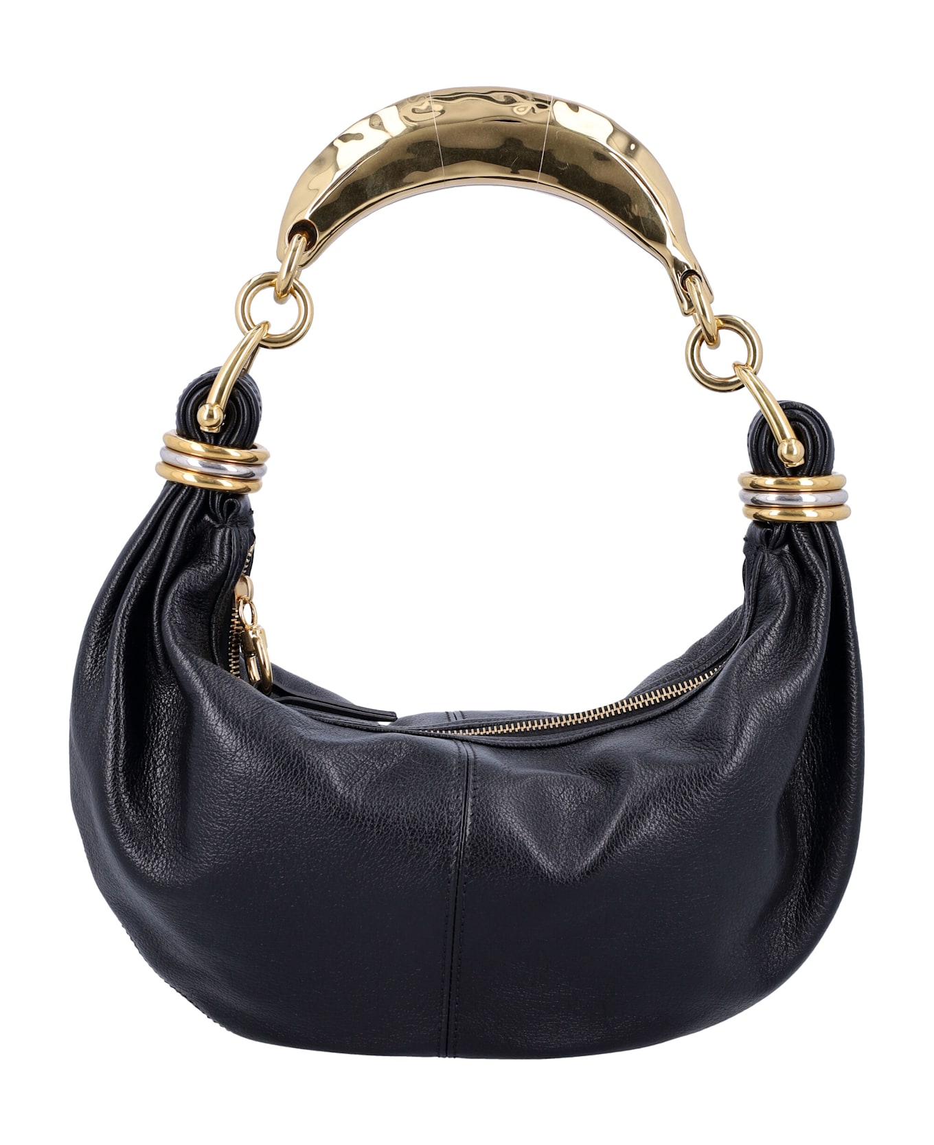 Chloé Small Bracelet Hobo Bag - BLACK