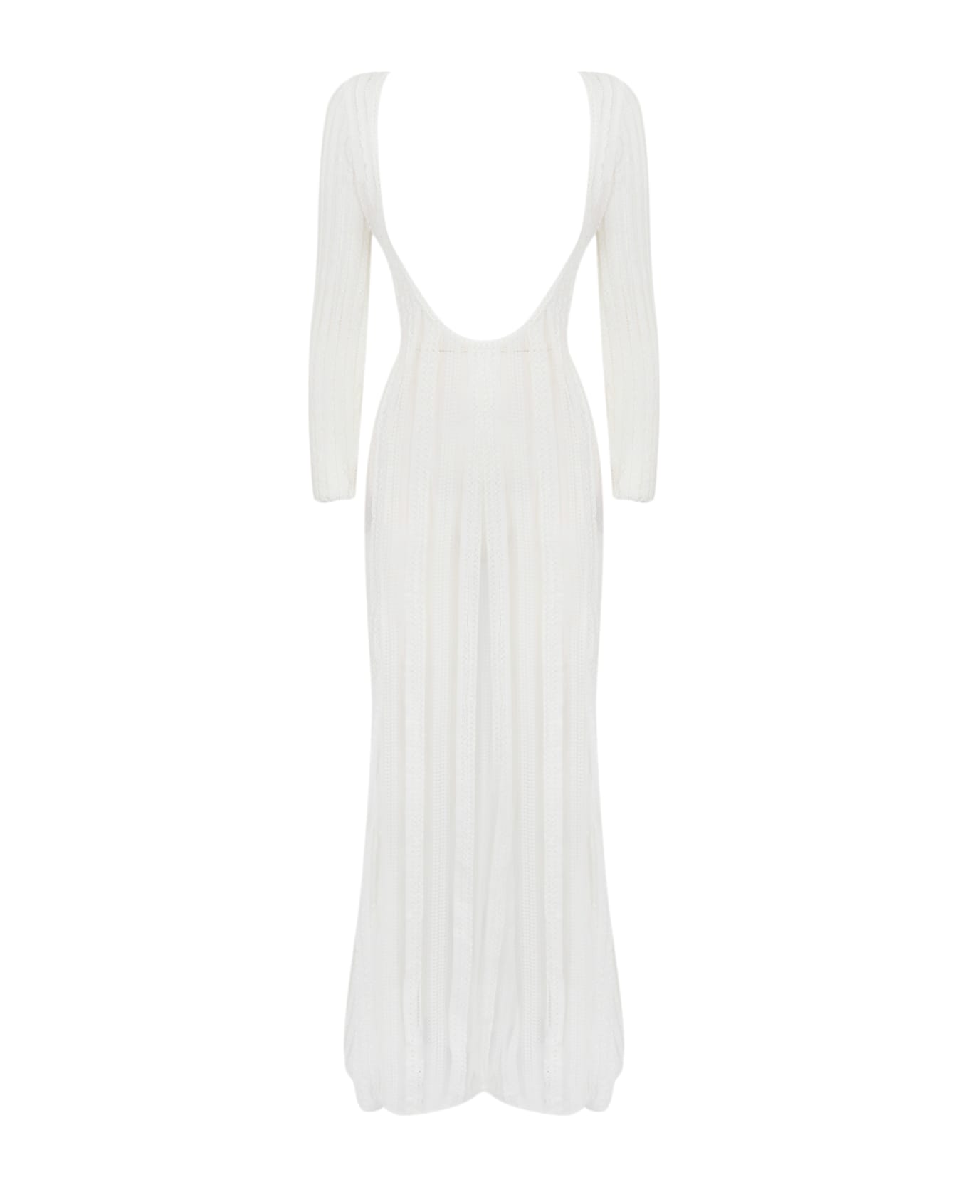 Charo Ruiz Saley Lace Dress - Natural white
