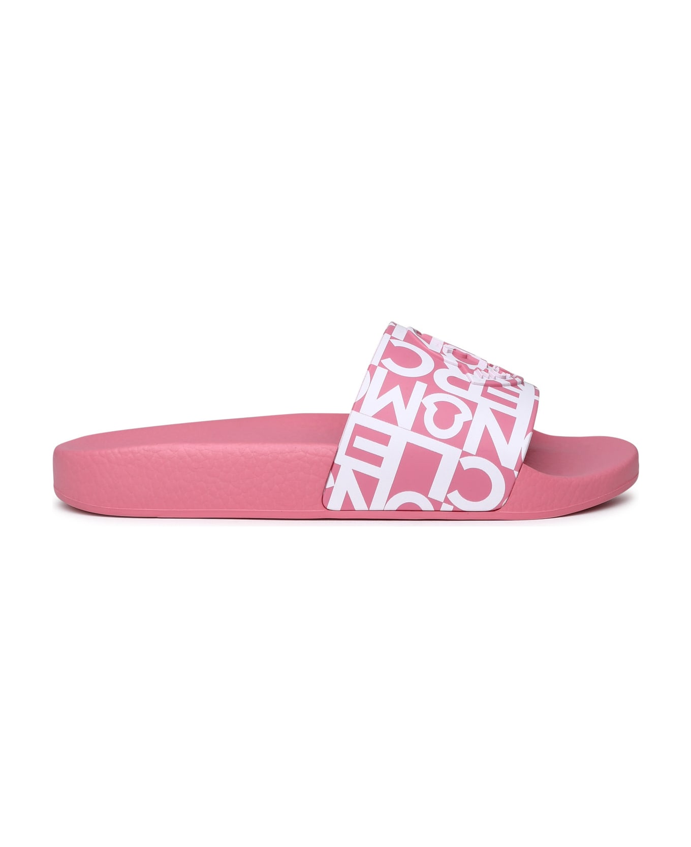 Moncler Jane Rose Rubber Slippers - Rosa