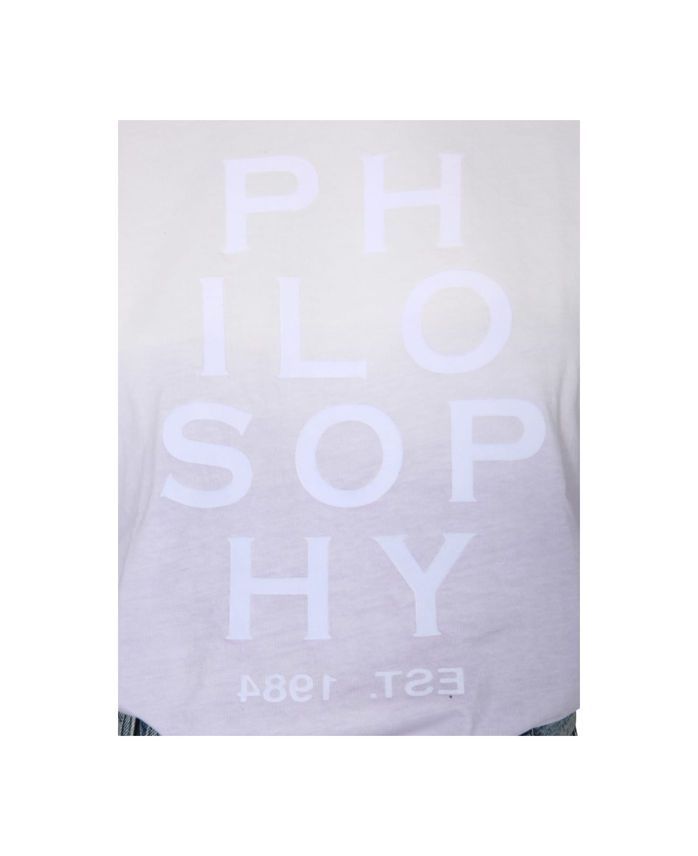 Philosophy di Lorenzo Serafini Crew Neck T-shirt - WHITE Tシャツ