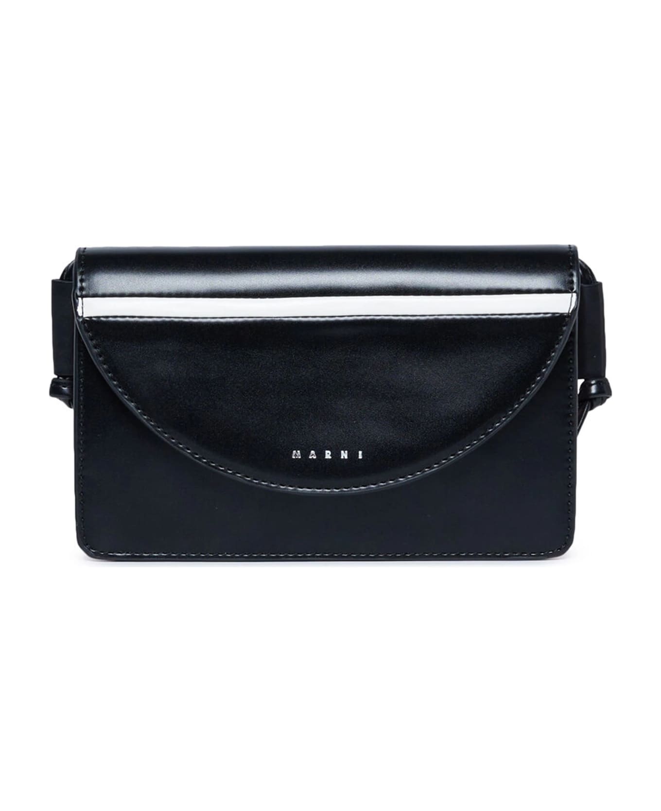 Marni Borsa A Spalla Con Stampa - Black