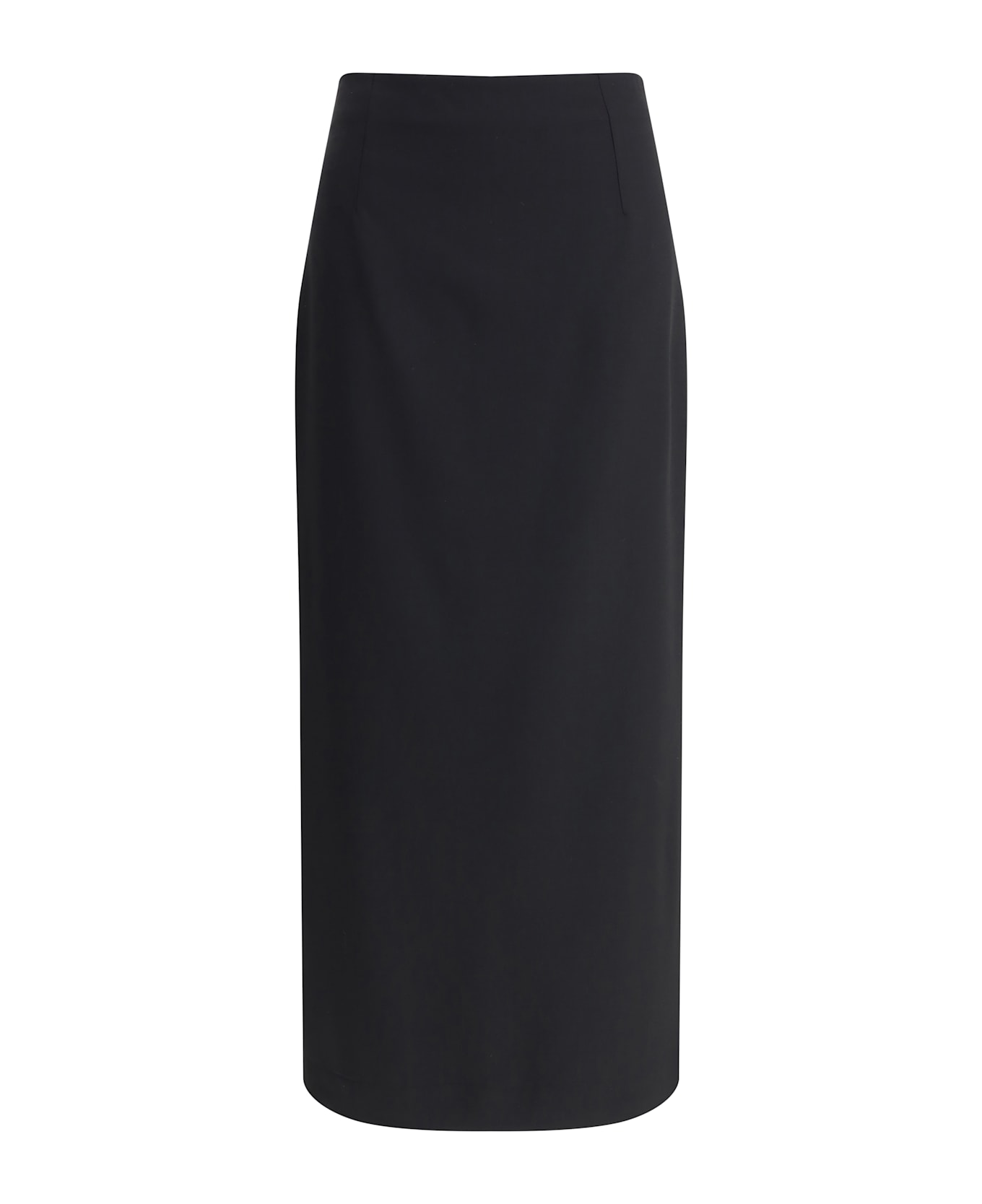 Lardini Virgin Wool Midi Skirt