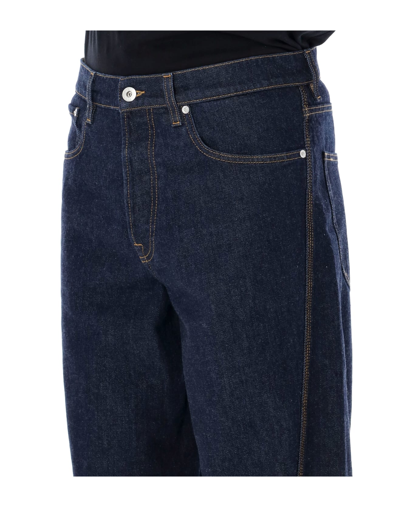Lanvin Twisted Denim Jeans - BLUE デニム