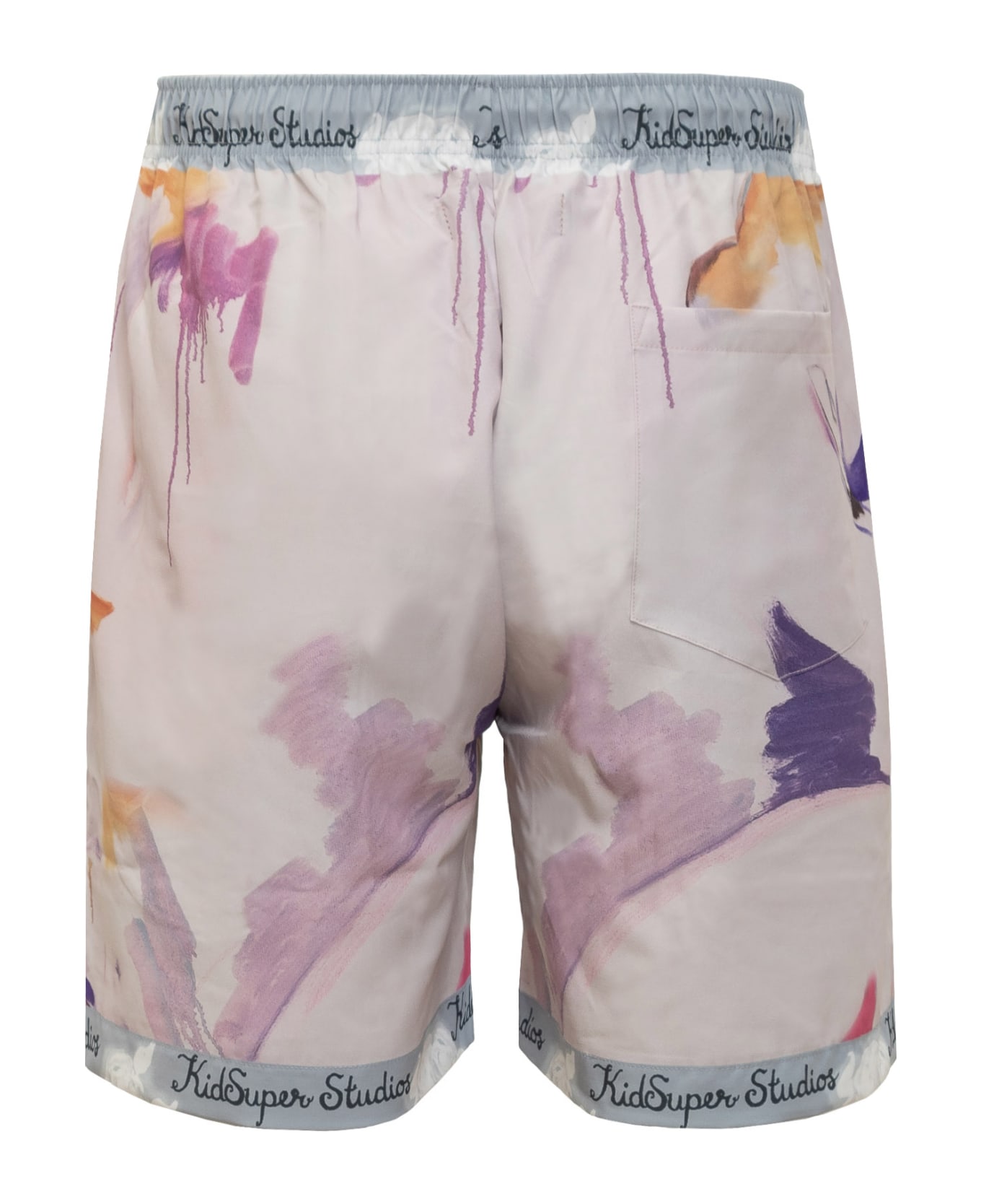 Kidsuper Printed Shorts - WHITE/MULTI