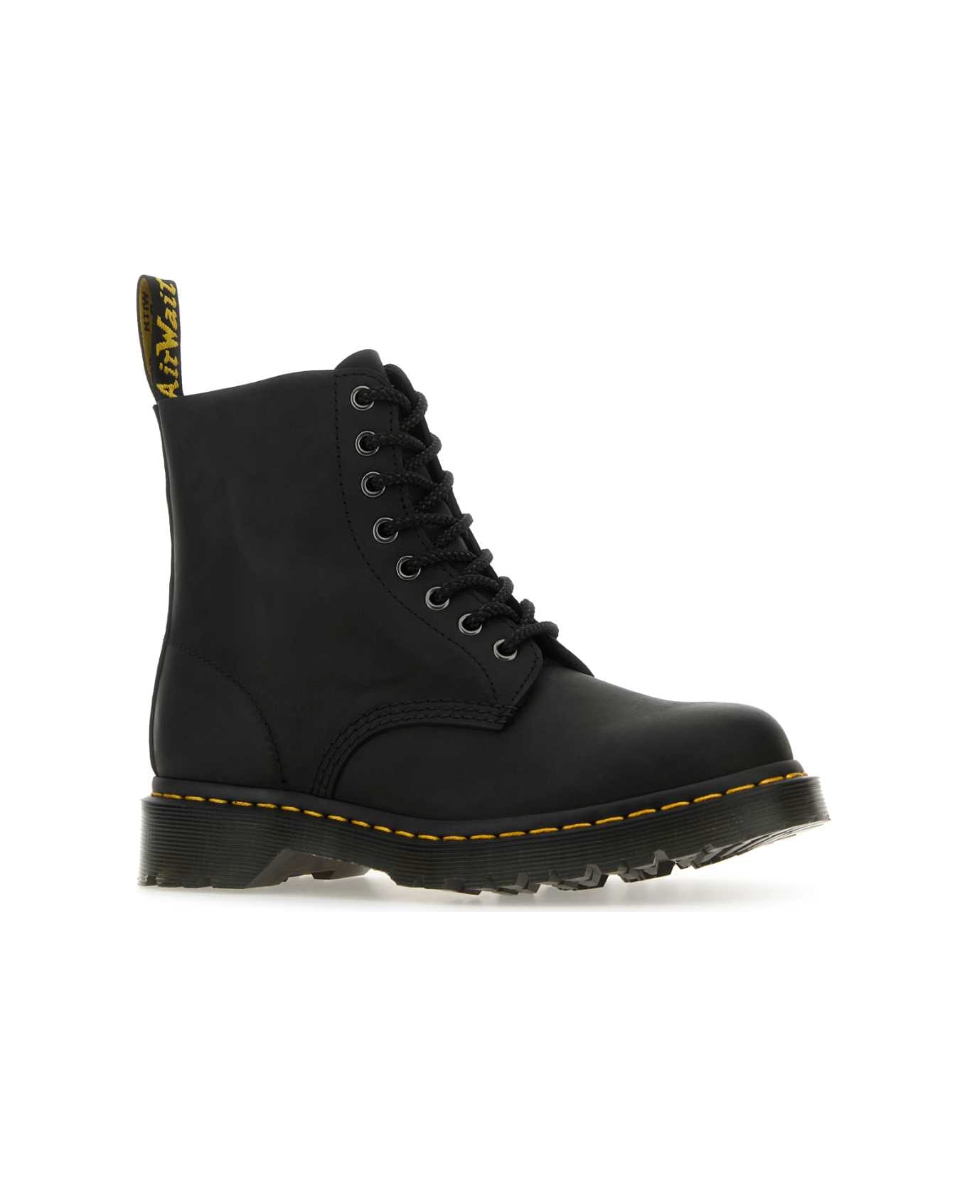 Dr. Martens Black Leather 1460 Ankle Boots - 1460PASCALBLAC