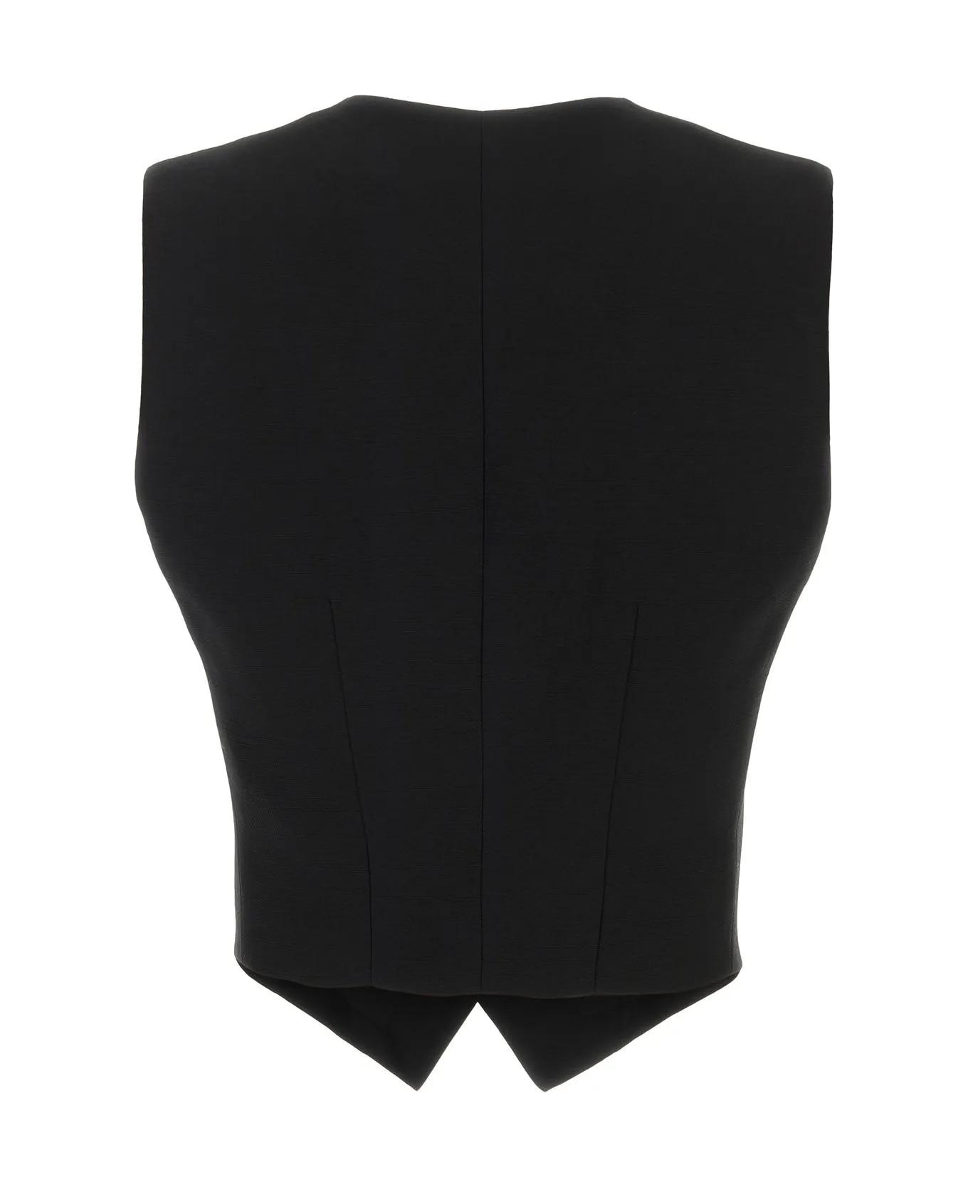 Stella McCartney Wool Vest - BLACK