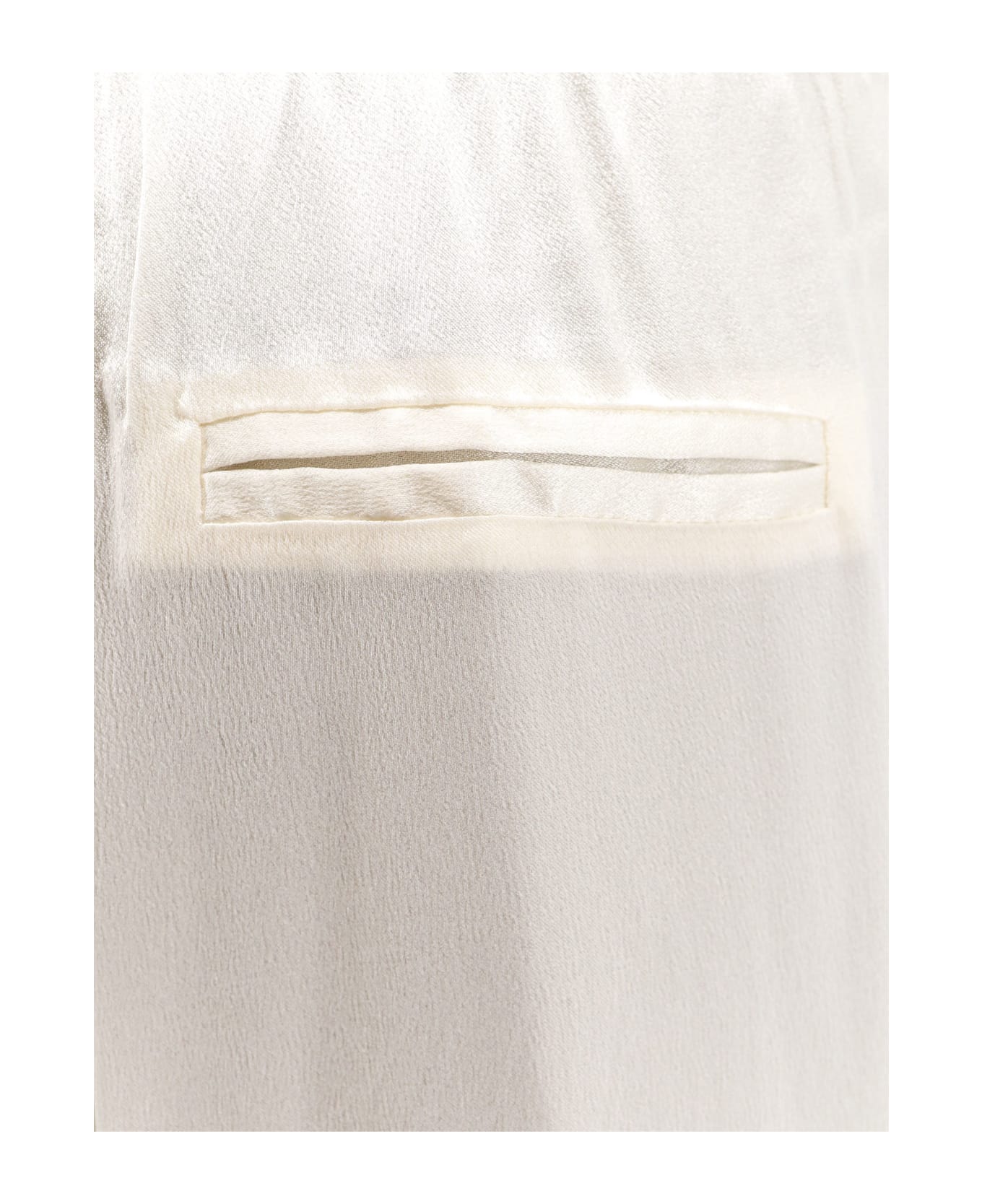 SEMICOUTURE Trouser - White ボトムス