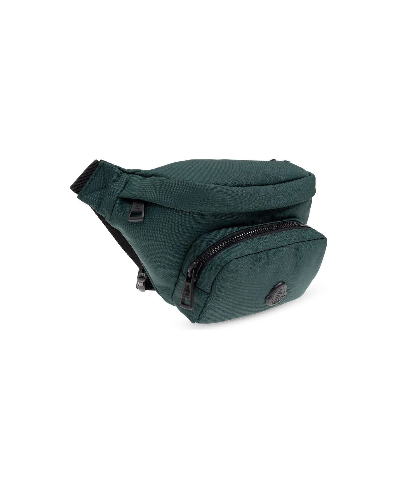 Moncler Logo Patch Belt Bag - Green