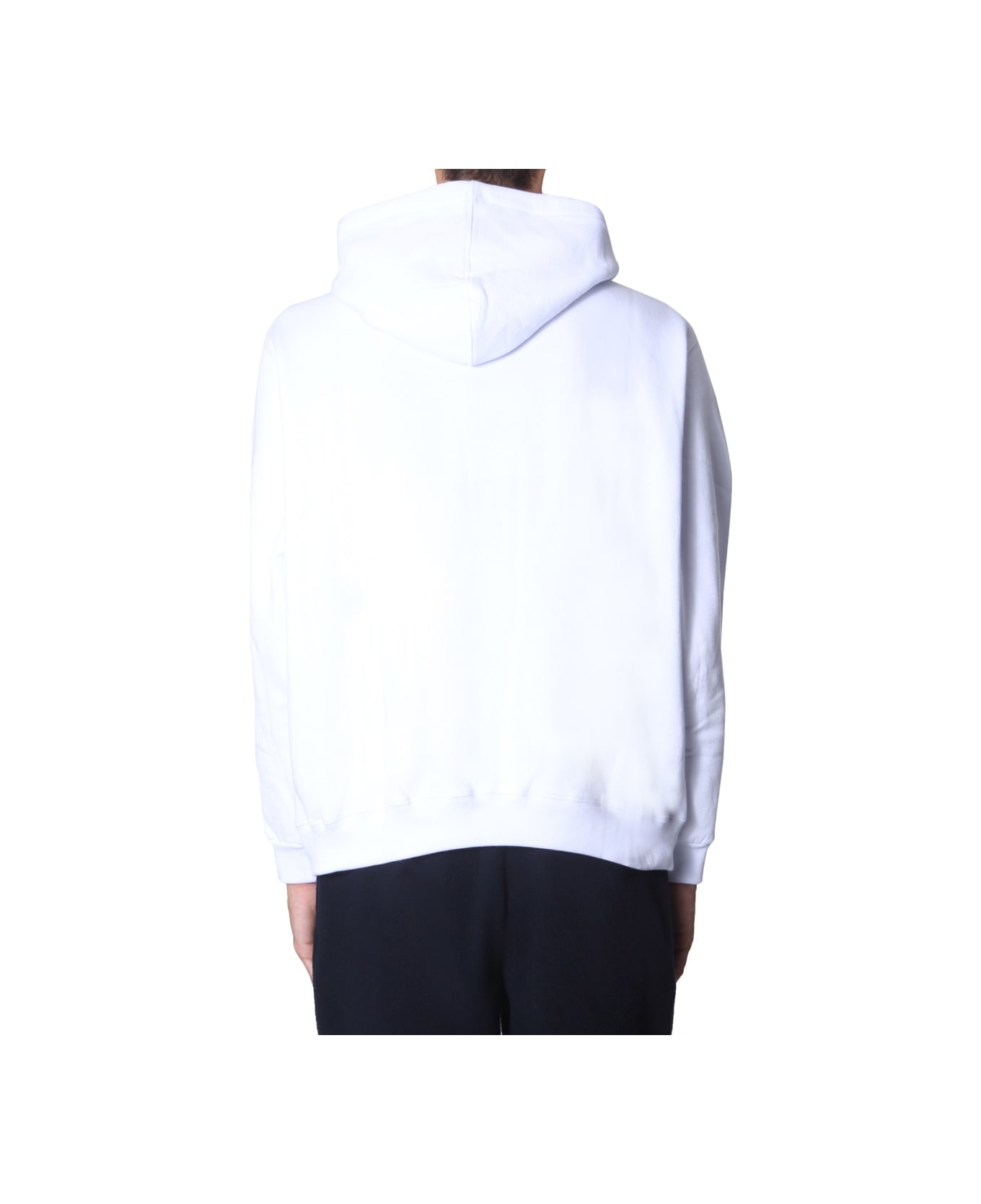 MSGM Hooded Sweatshirt - WHITE
