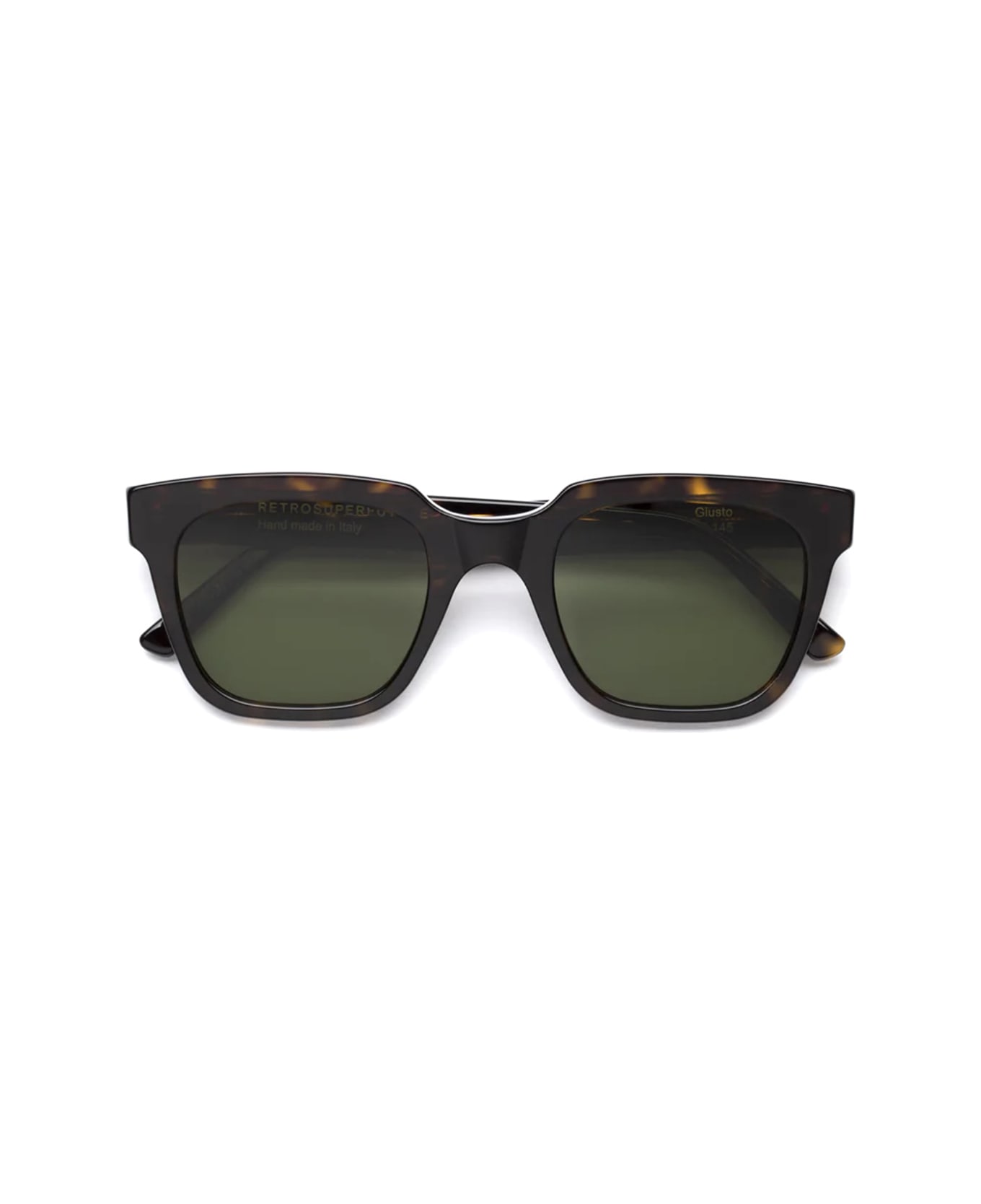 RETROSUPERFUTURE Giusto 3627 Green Sunglasses - Marrone サングラス
