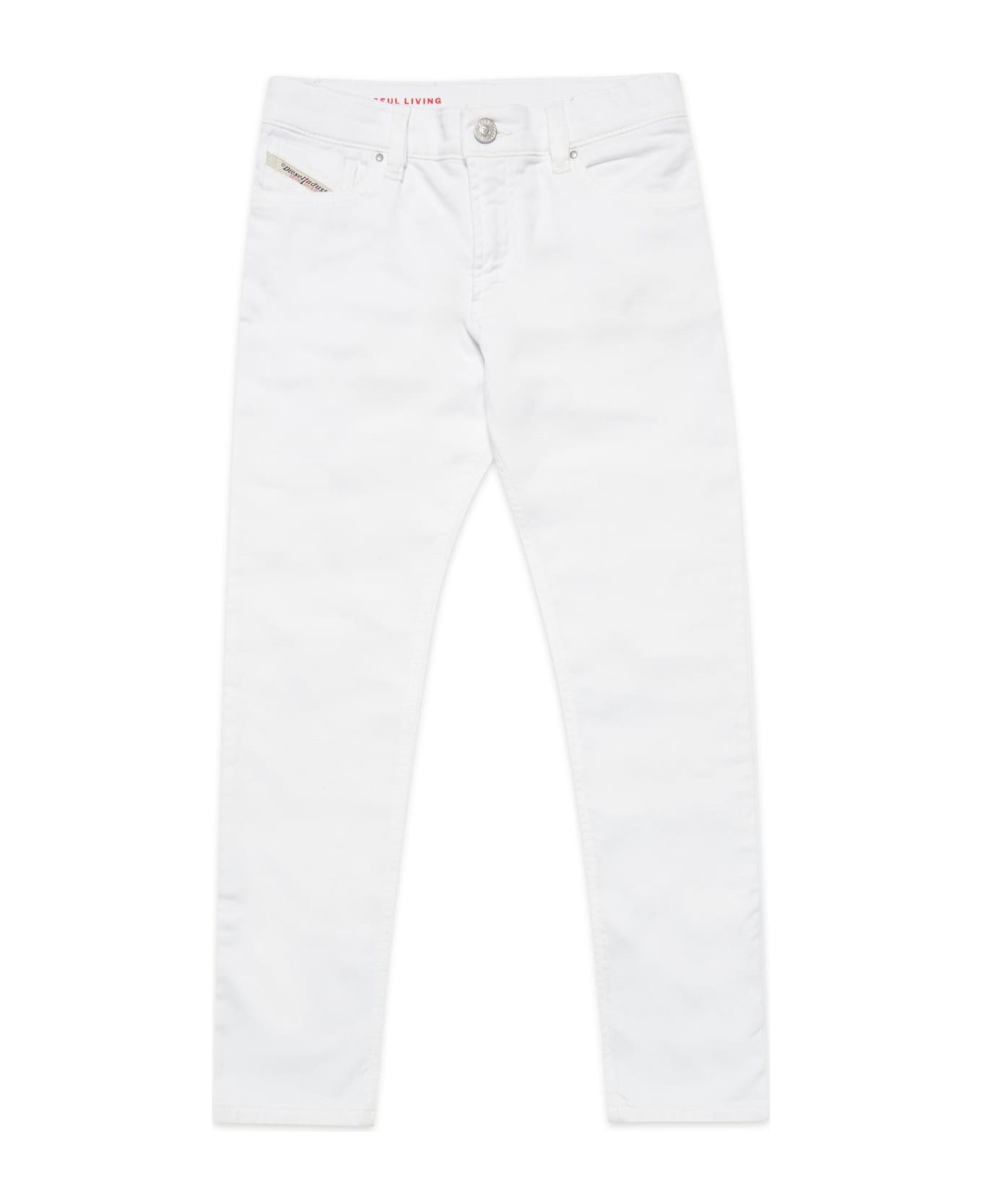 Diesel Straight Jeans - White