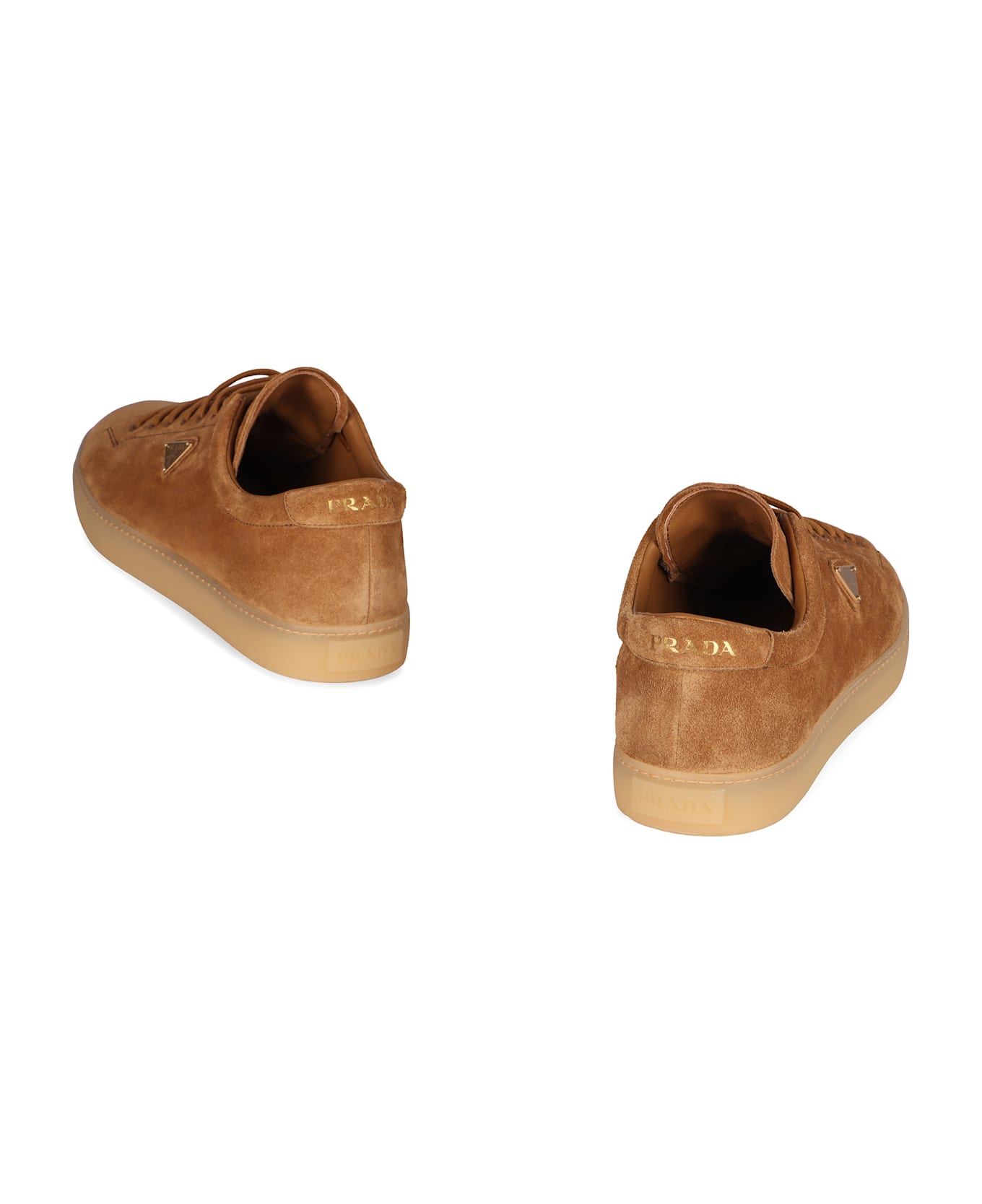 Prada Suede Sneakers - Cannela